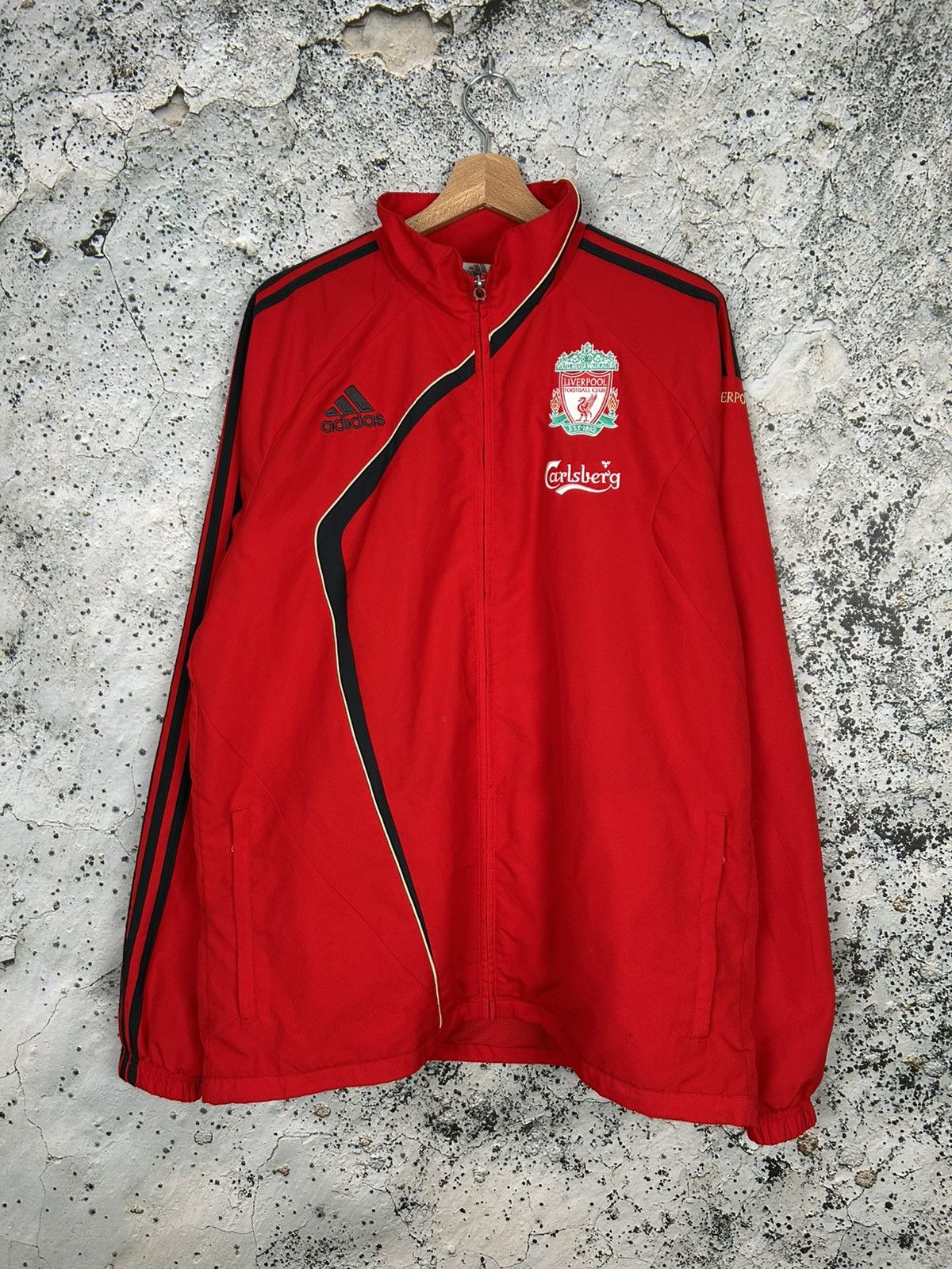 Adidas Vintage Adidas Liverpool FC Light Soccer Jacket Football Size US XL / EU 56 / 4 - 1 Thumbnail