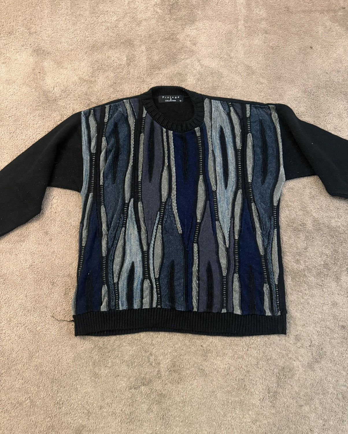 Coogi Vintage Protege Coogi Like Knit Sweater Biggie Smalls Size US L / EU 52-54 / 3 - 2 Thumbnail