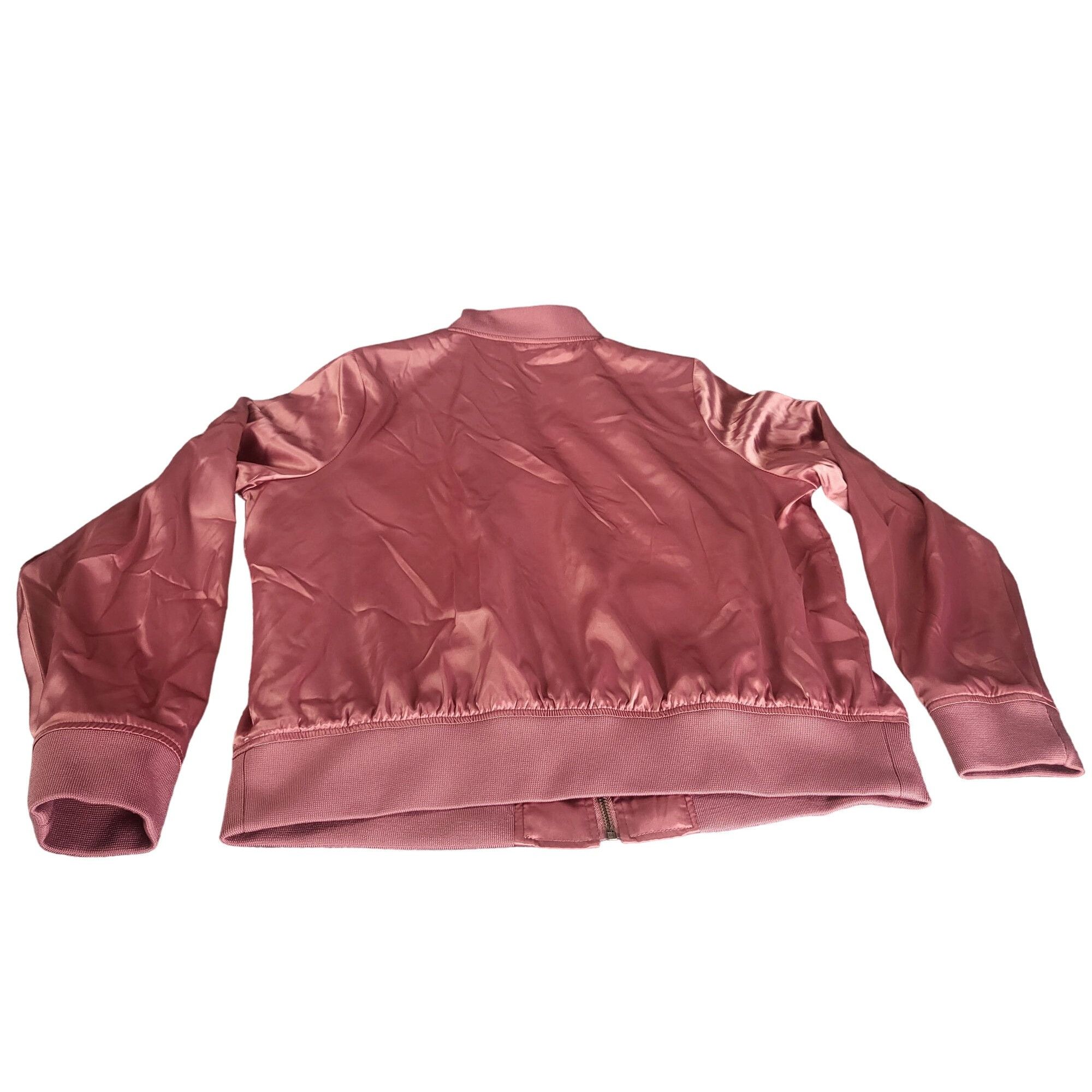 Torrid Torrid Embroidered Satin Bomber Jacket Rose Pink Full Zip Si Size XL / US 12-14 / IT 48-50 - 8 Thumbnail