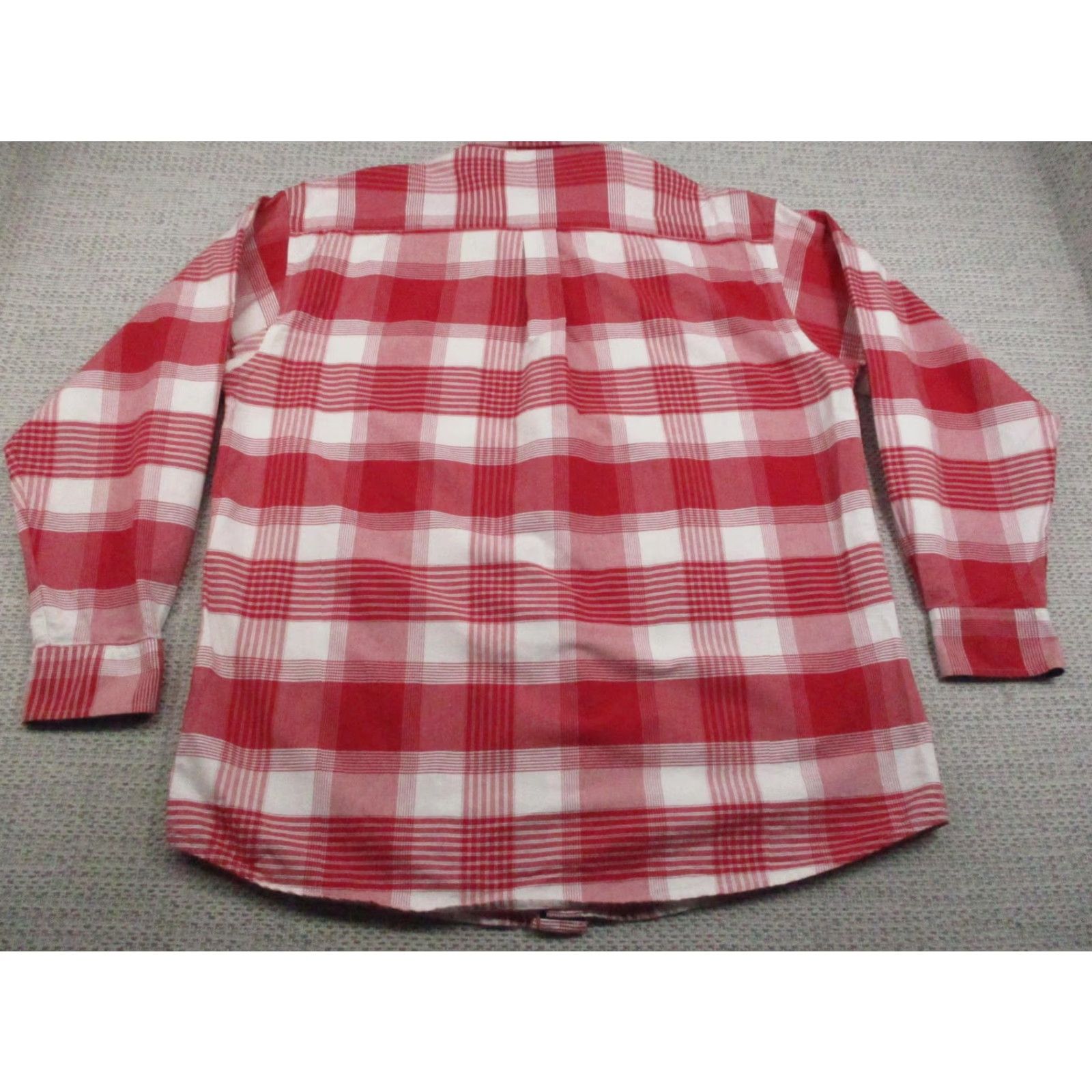 Wrangler Wrangler Shirt Mens XL Red White Plaid Button Down Western Cowboy Size US XL / EU 56 / 4 - 5 Thumbnail