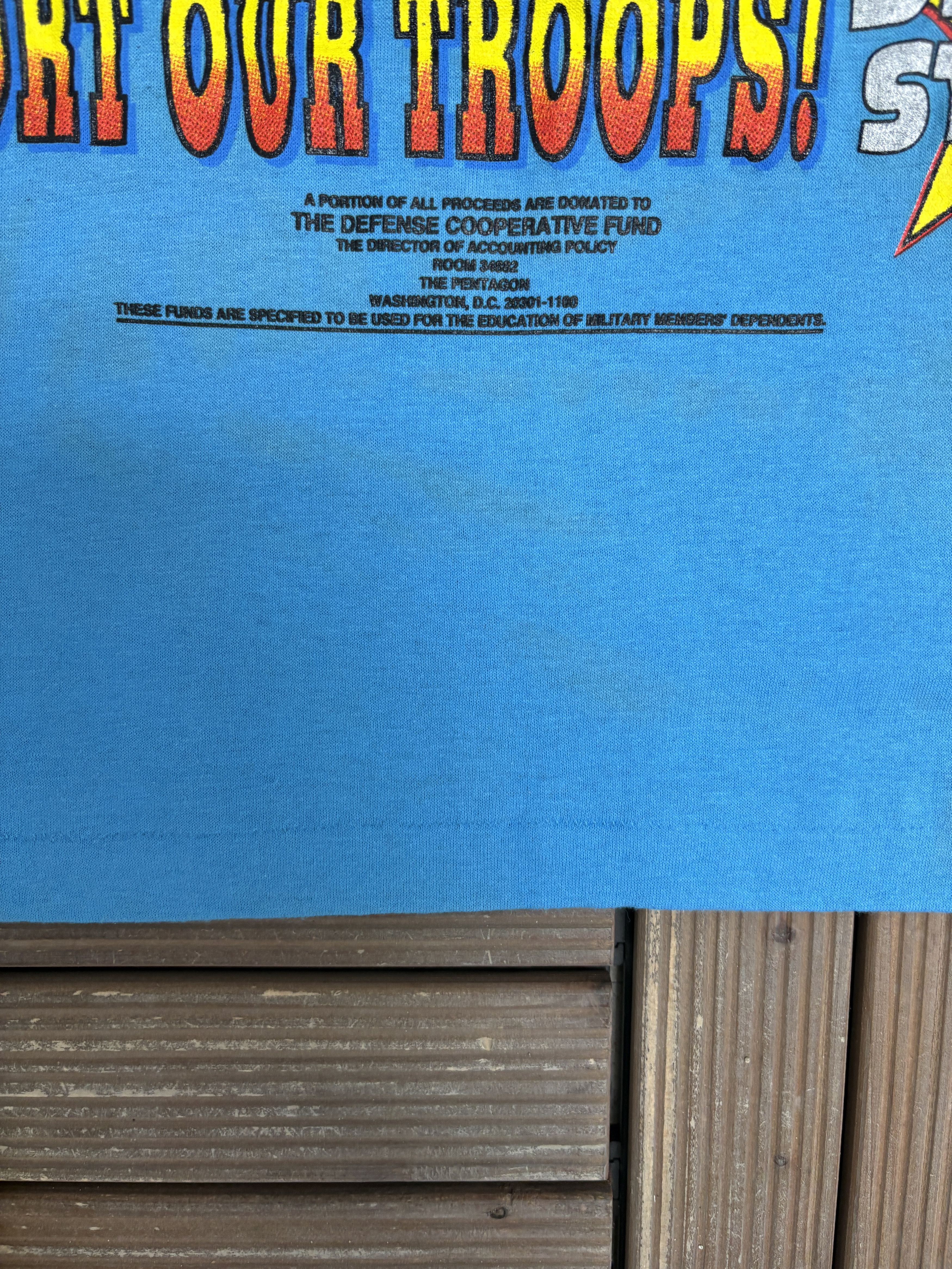 Vintage Operation Desert Storm Support Our Troops Vintage Tee Size US L / EU 52-54 / 3 - 7 Thumbnail