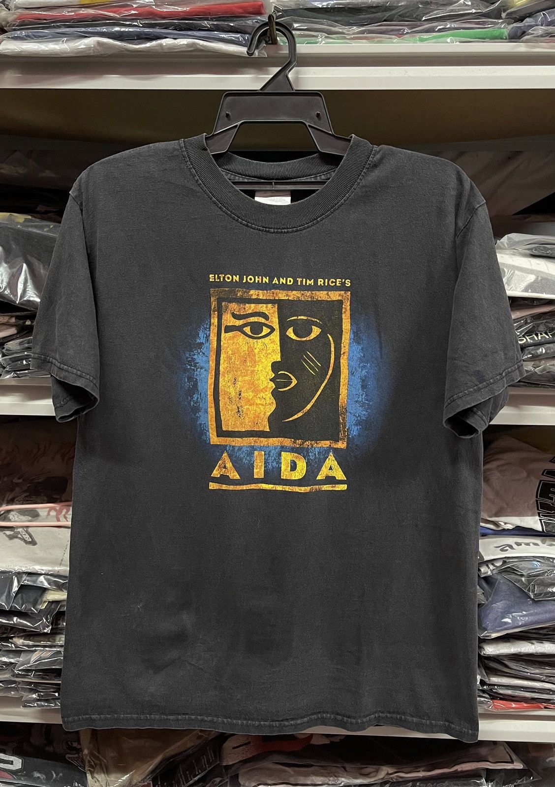 Band Tees Vintage Elton John And Tim Rice's Aida Musical🔥🔥🔥 Size US M / EU 48-50 / 2 - 1 Thumbnail