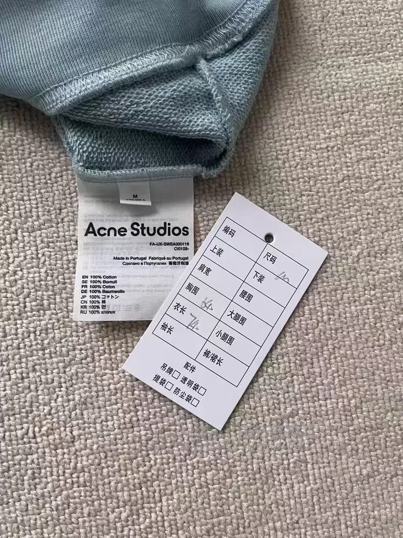 Acne Studios Acne Studios Face expression long sleeve hooded sport swea Size US M / EU 48-50 / 2 - 4 Thumbnail