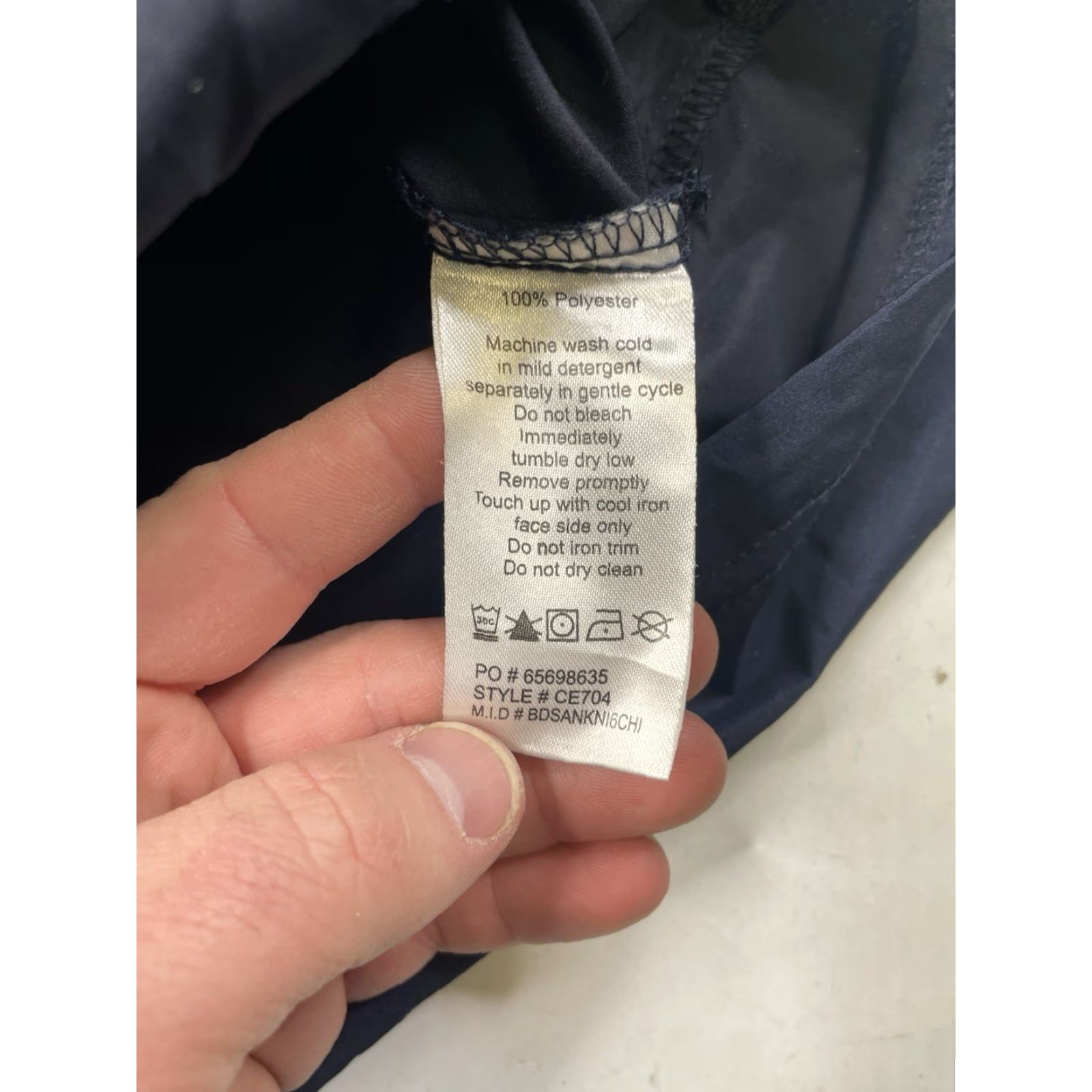 Vintage NYC Parks Jacket Mens 2XL Navy Blue Windbreaker Nylon 1/4 Zip Pullover USA Size US XXL / EU 58 / 5 - 5 Thumbnail