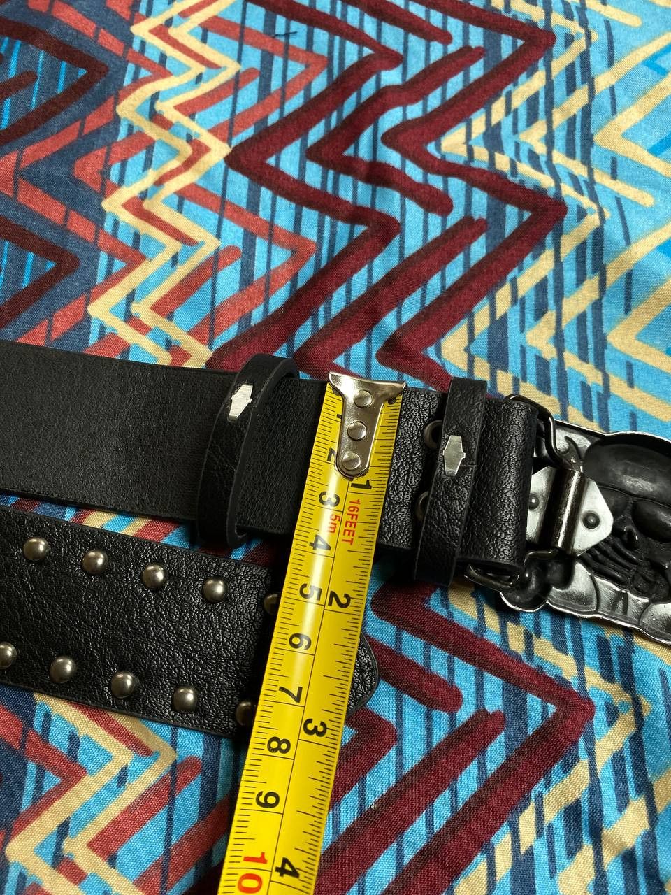 Japanese Brand × Vintage Vintage leather rhinestones belts BB Simon style punk y2k Size ONE SIZE - 7 Thumbnail