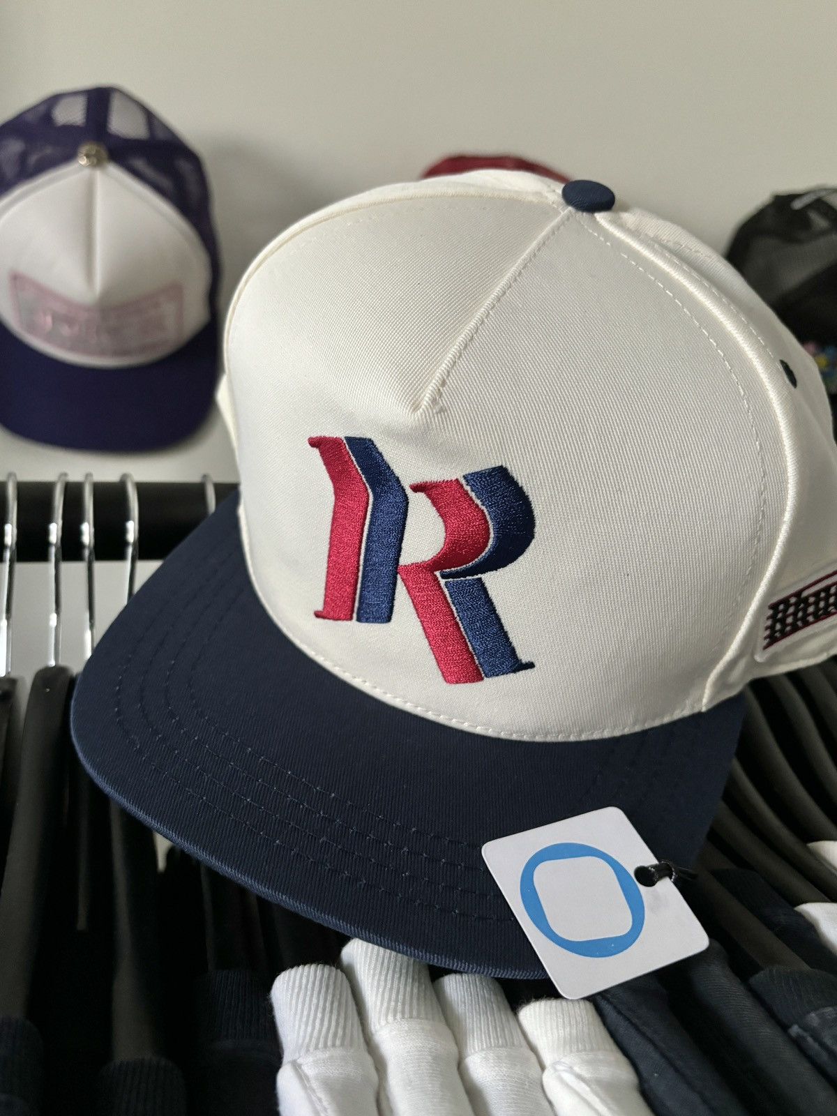 Rhude RHUDE DOUBLE R HAT Size ONE SIZE - 5 Thumbnail
