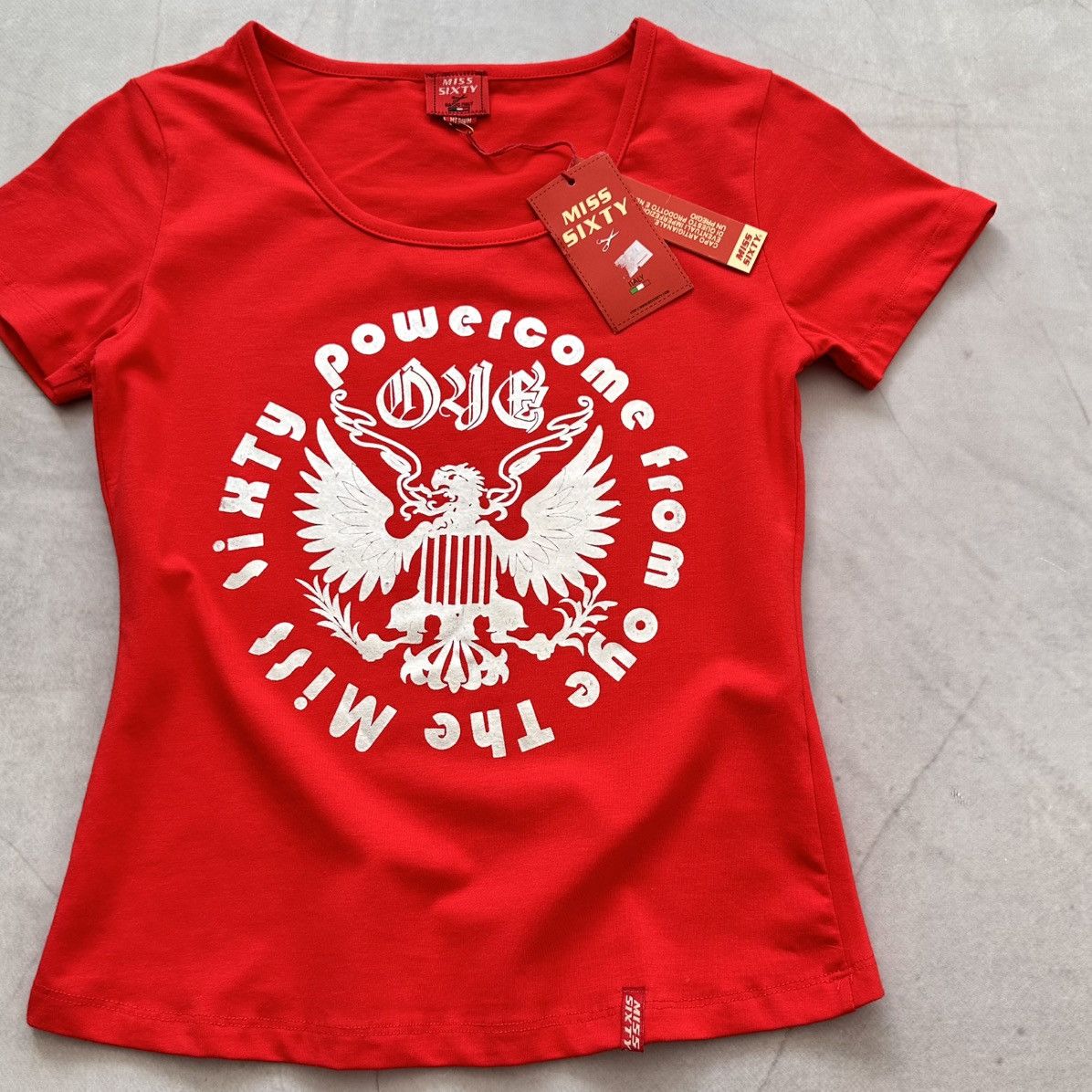 Hysteric Glamour Y2K Miss Sixty Heraldic Eagle Grunge T Shirt NEW Size M / US 6-8 / IT 42-44 - 2 Thumbnail