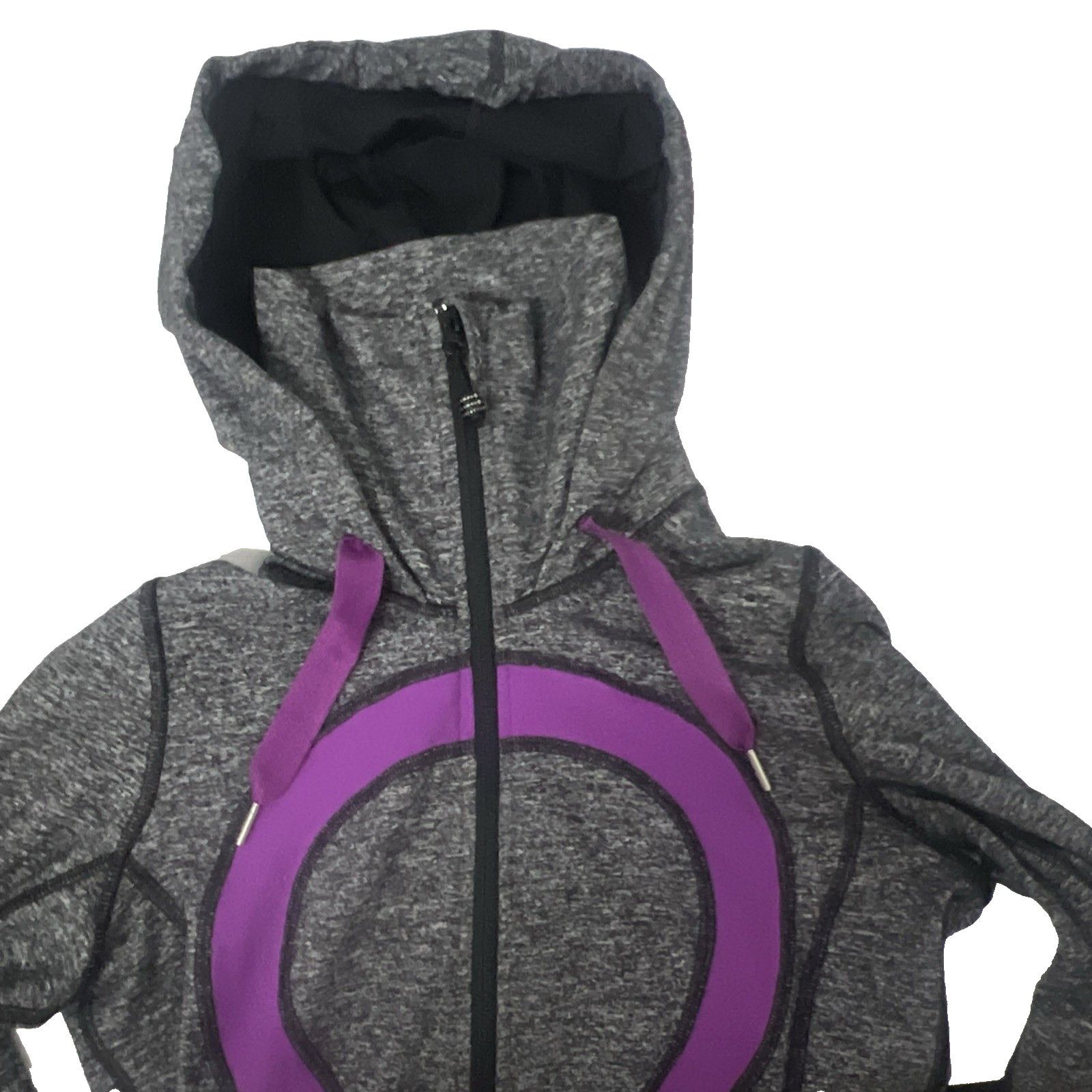 Lululemon Lululemon Gray Scuba Zip Up Hoodie Jacket Sz 4 Yoga Pockets Size S / US 4 / IT 40 - 6 Thumbnail