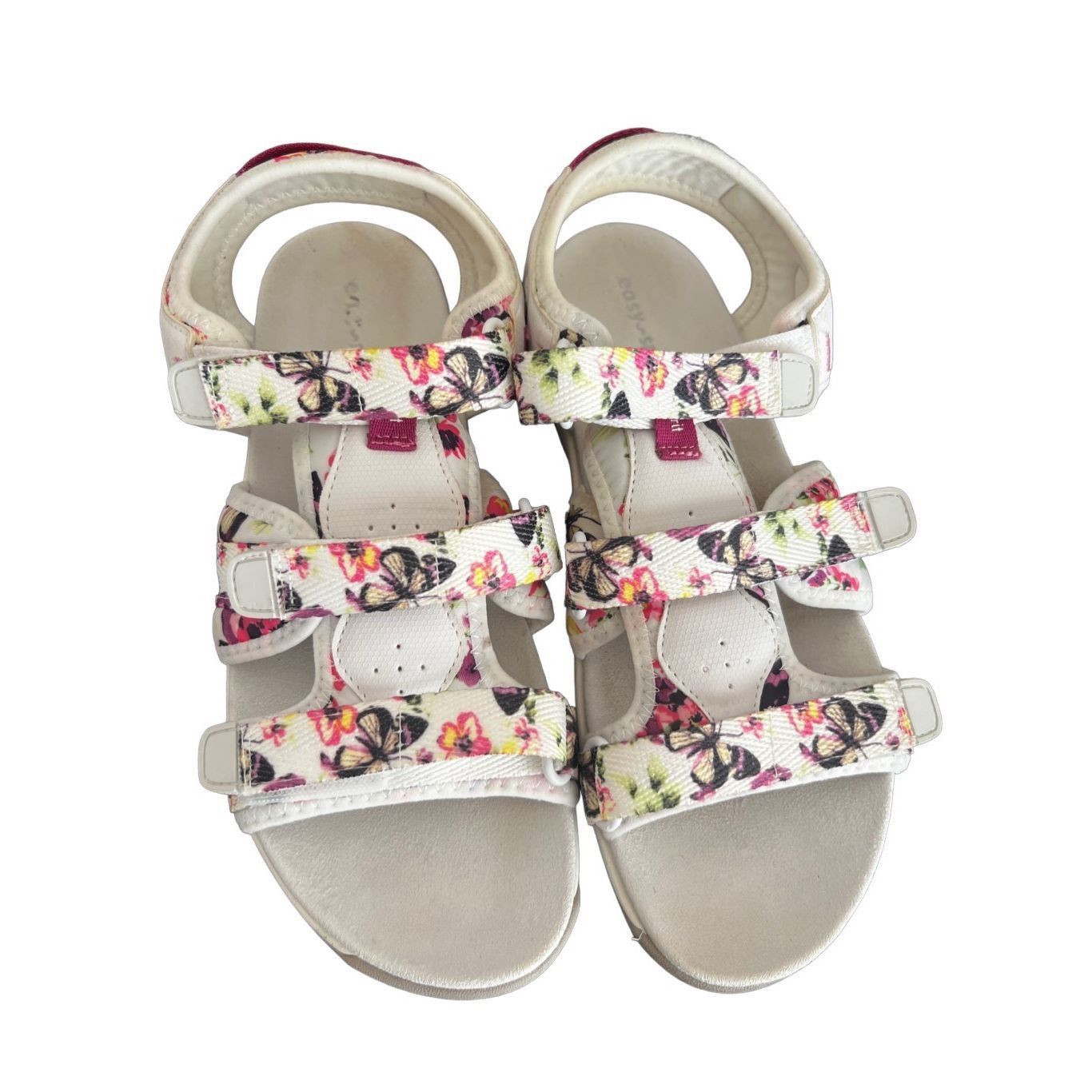 ESPIRIT Easy Spirit Selocke Floral Adjustable Strappy Nylon Sandals Size US 8.5 / IT 38.5 - 2 Thumbnail