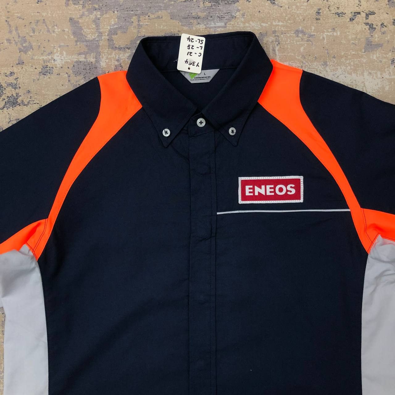 Japanese Brand Y393/394 Lot 2 ENEOS VERDEXCEL SHIRT & JACKET Size US L / EU 52-54 / 3 - 6 Thumbnail