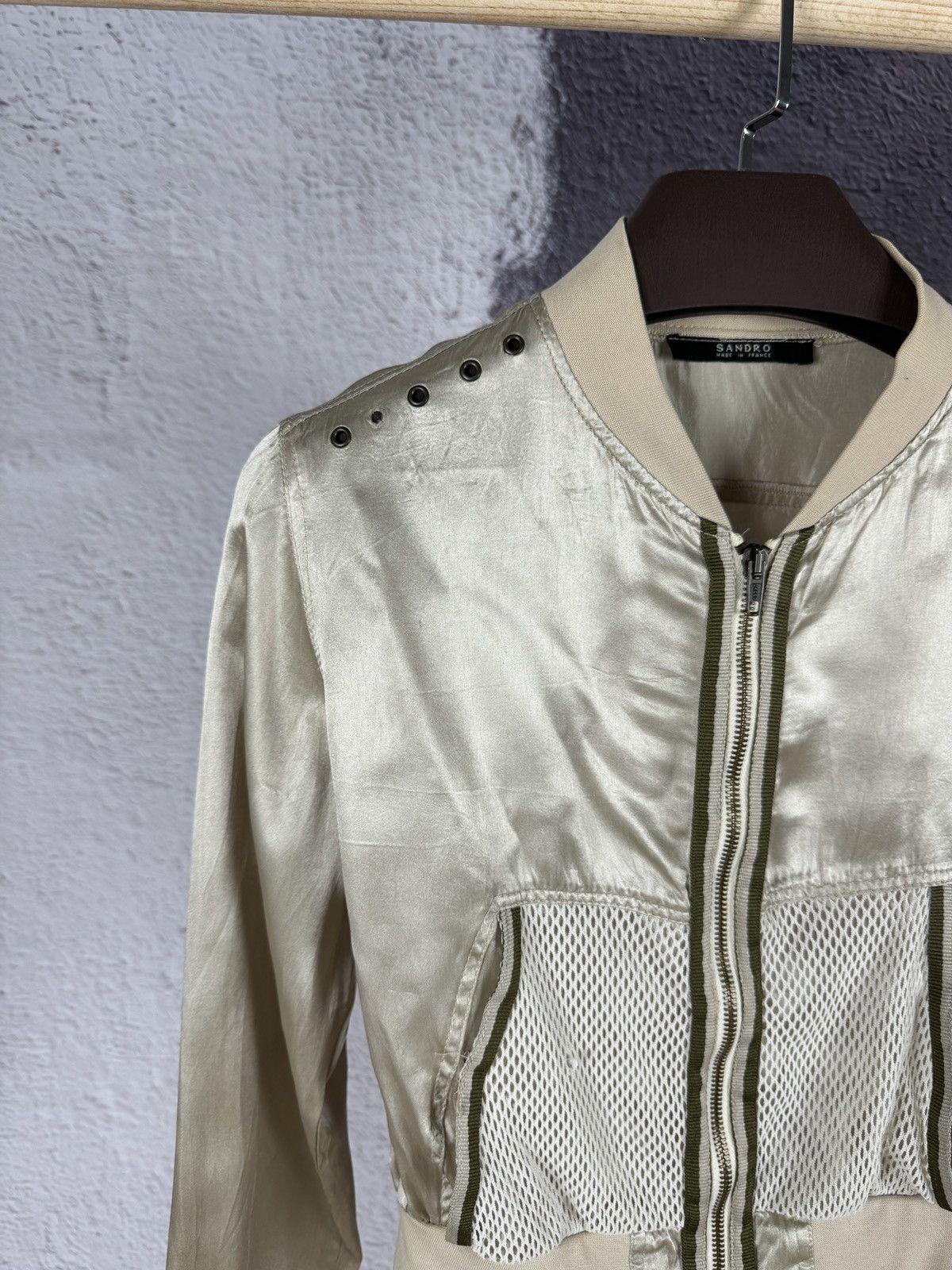 Sandro Sandro Bombers Vintage made in France Acetate jacket Size M / US 6-8 / IT 42-44 - 3 Thumbnail