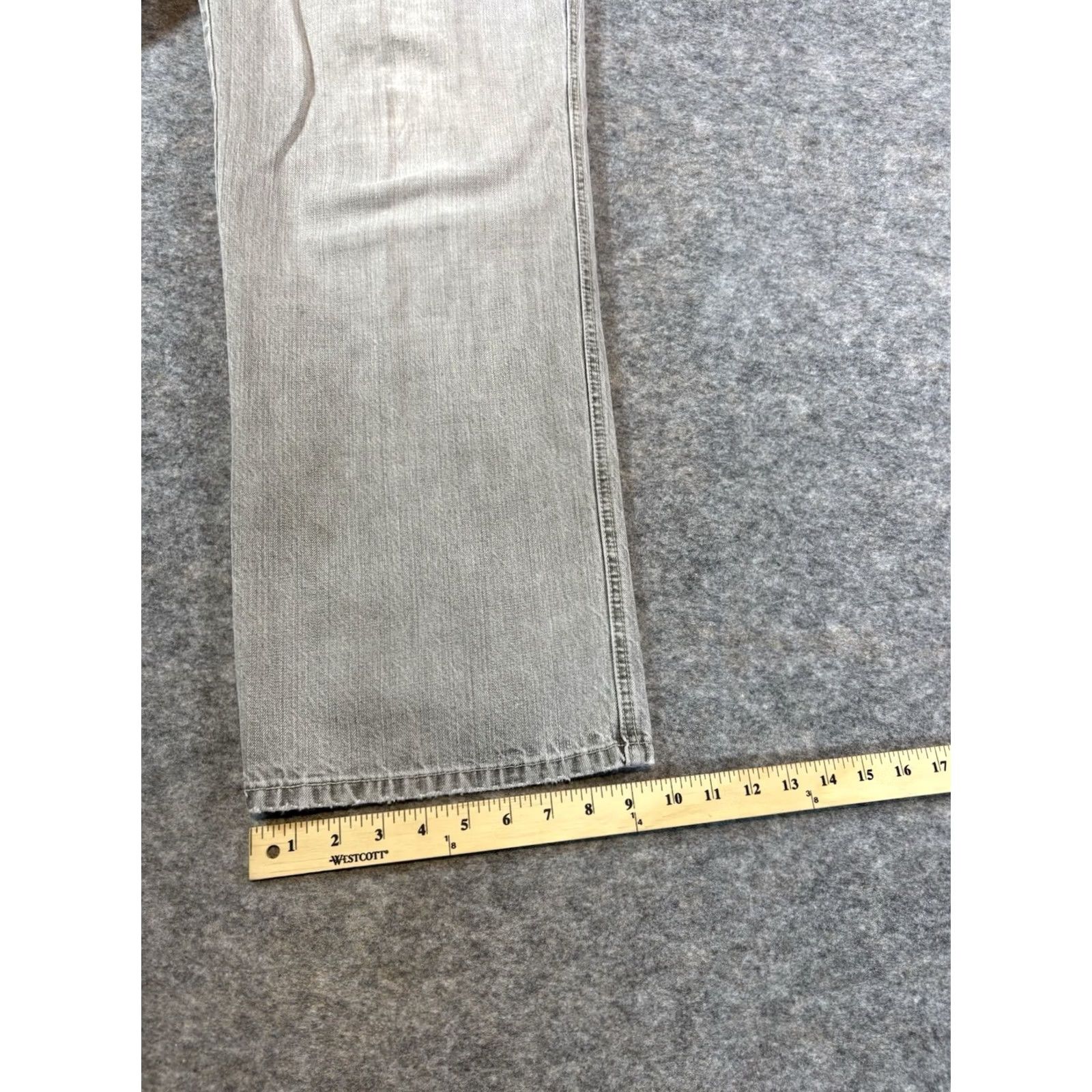 Vintage VINTAGE Girbaud Jeans Gray Men's 38M 38x32 Denim 5-Pocket Baggy Relaxed 90s Pocketed Logo France China Jeans Mens Gray 38x32 Size US 38 / EU 54 - 7 Thumbnail