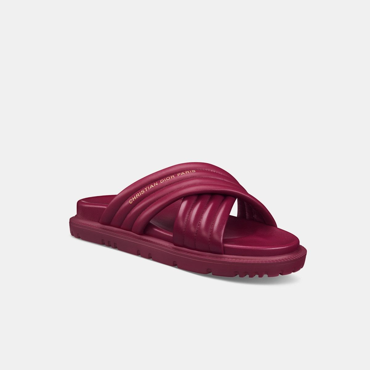 Dior o1bcso1str0225 D-Cross Slide in Deep Fuchsia Size US 9 / IT 39 - 2 Thumbnail