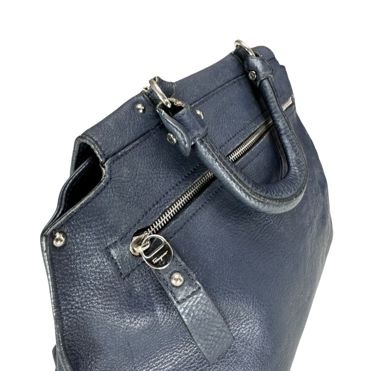Salvatore Ferragamo 🔥SALVATORE FERRAGAMO SOFIA LEATHER HANDBAG Size ONE SIZE - 5 Thumbnail