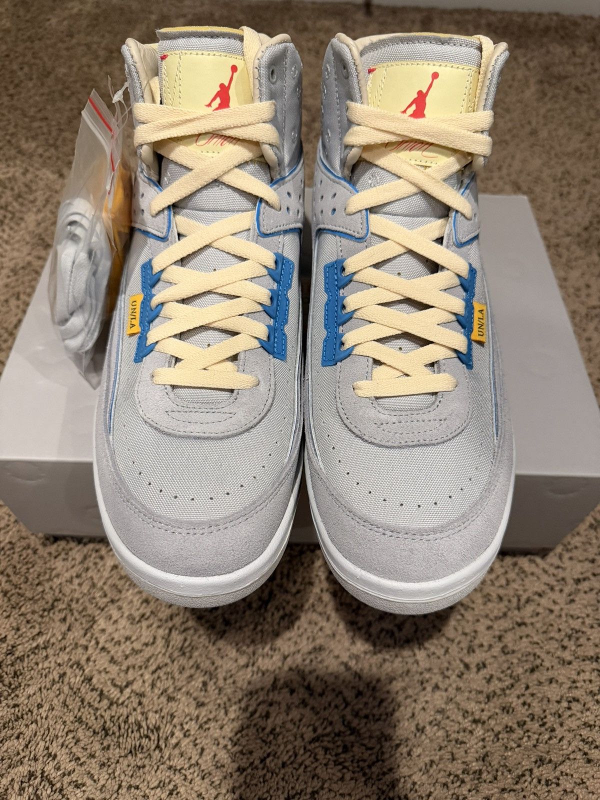 Jordan Brand × Union LA Jordan 2 Union Grey Fog Size US 10.5 / EU 43-44 - 3 Thumbnail