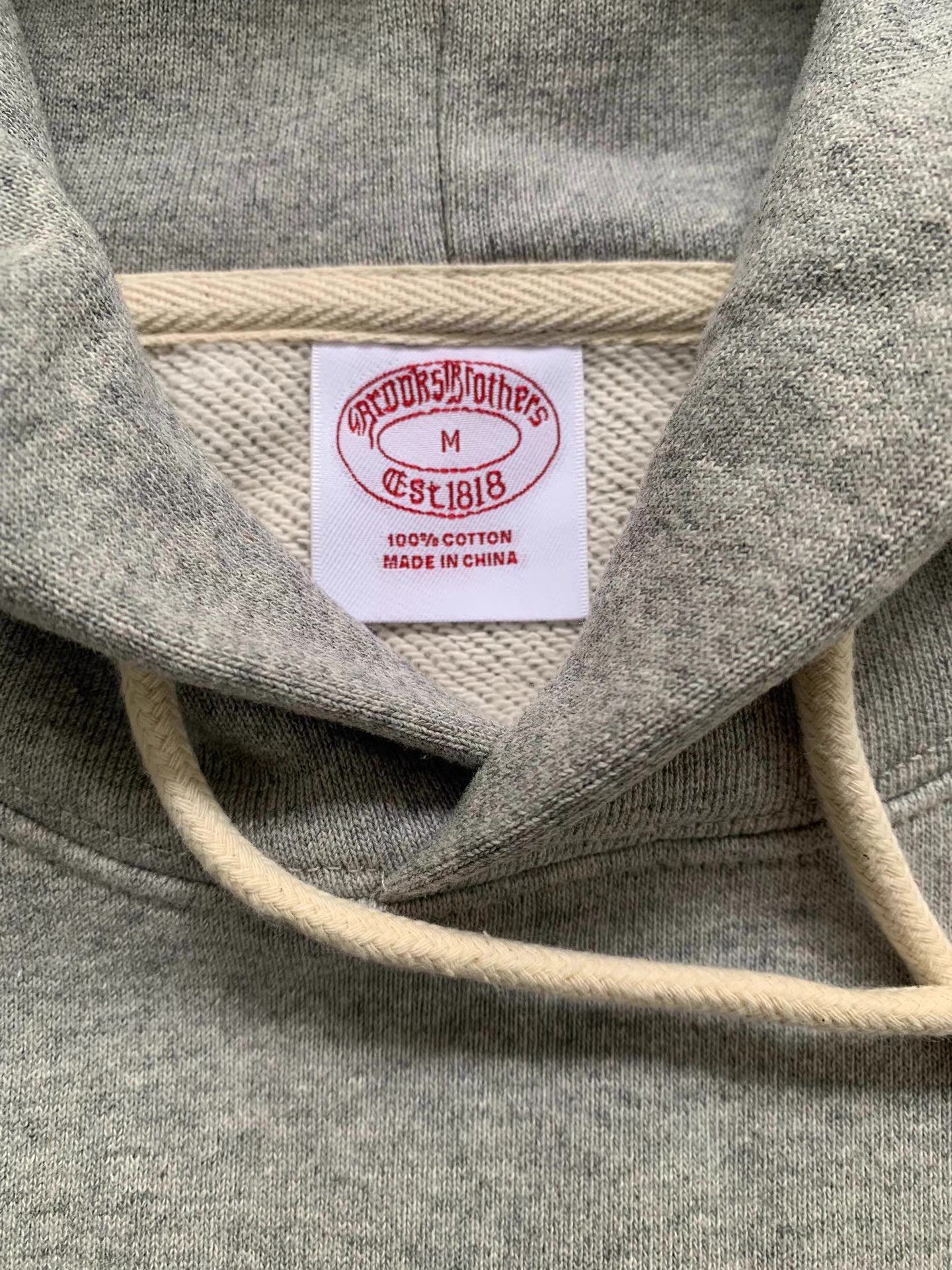 Brooks Brothers Brooks Brothers Heavyweight Pullover Hoodie Ｑ22 Size US M / EU 48-50 / 2 - 2 Thumbnail
