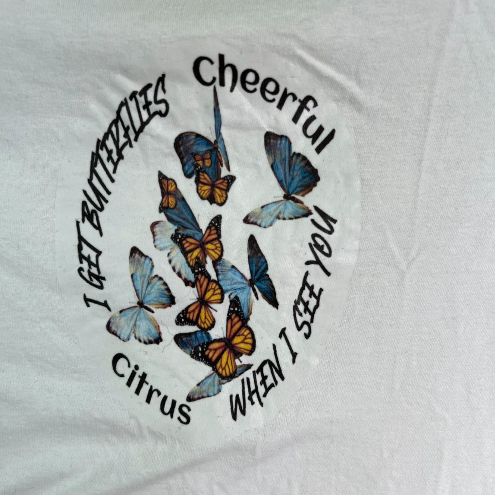 Nautica VINTAGE NAUTICA Shirt Unisex Adults L White Butterfly Graphic 50" Chest Logo 90s Concert? Size US L / EU 52-54 / 3 - 2 Thumbnail