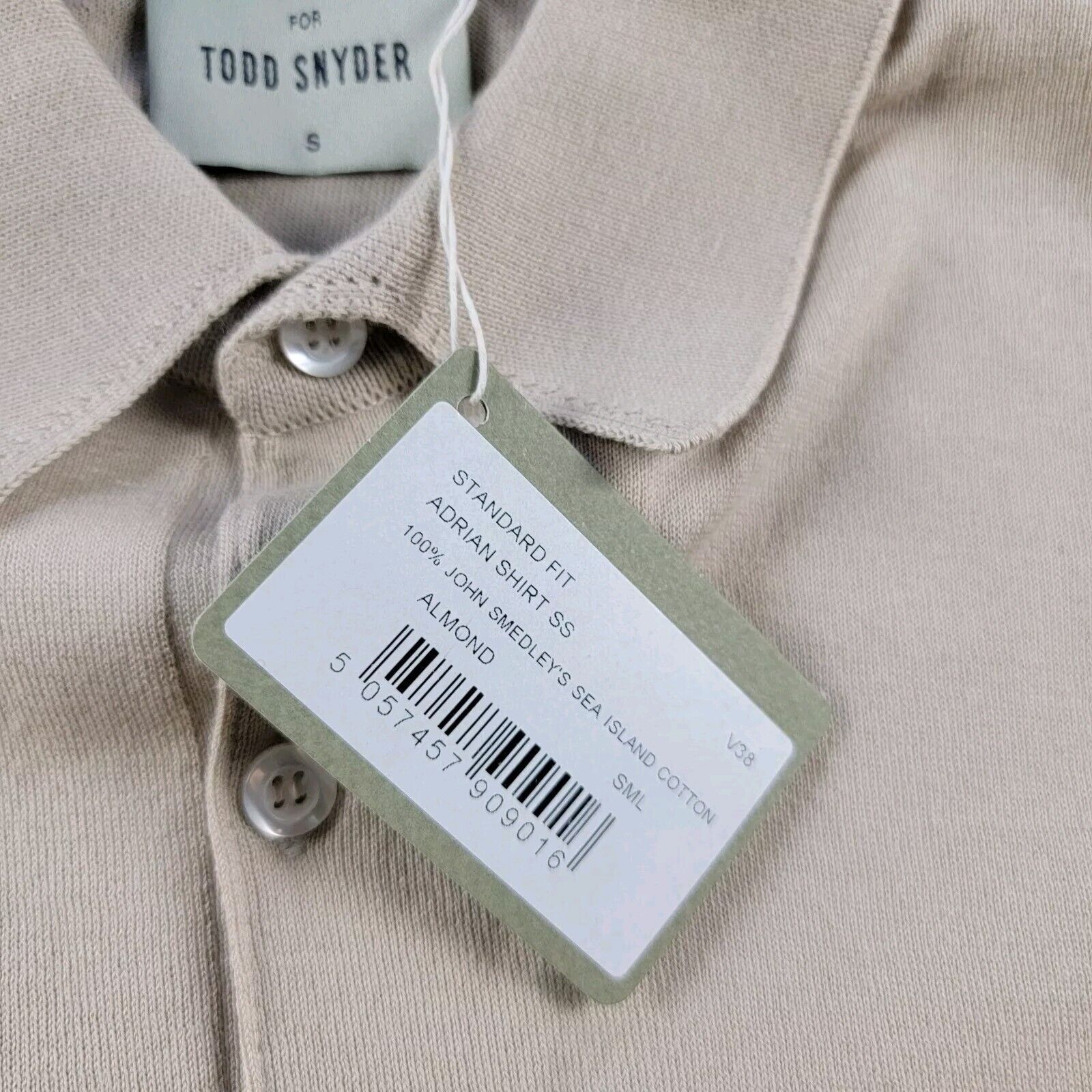 John Smedley John Smedley x Todd Snyder Cotton Adrian Polo Shirt Size US S / EU 44-46 / 1 - 4 Thumbnail