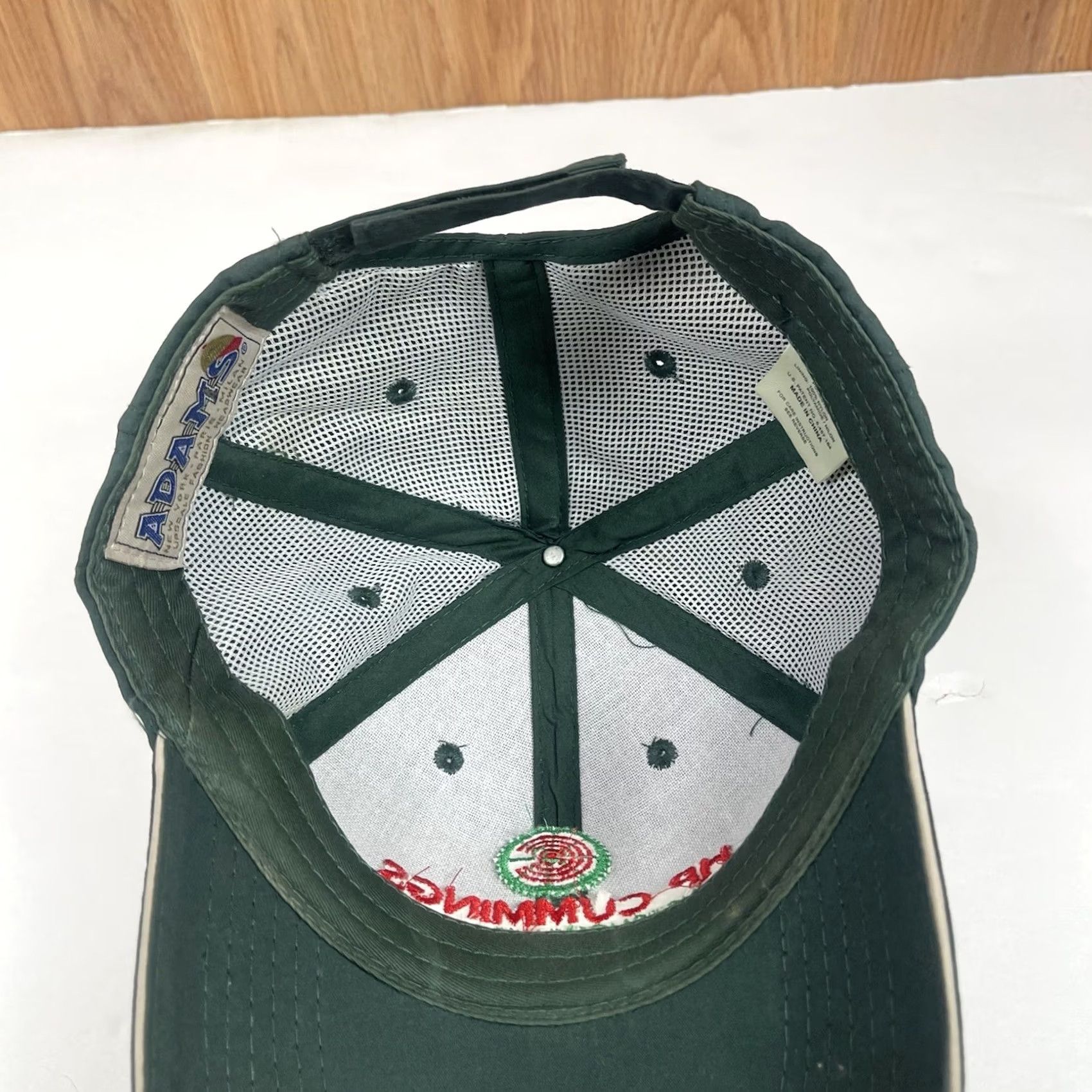 Vintage Adams Baseball Cap Adult Adjustable Gray Hat Cap Logo Embroidered Size ONE SIZE - 7 Thumbnail