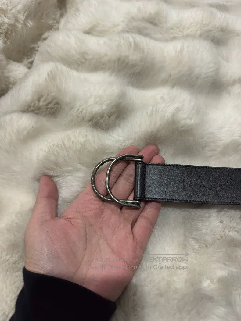 Saint Laurent Paris Saint Laurent Paris size 85 Double Ring Leather Belt Size ONE SIZE - 5 Thumbnail