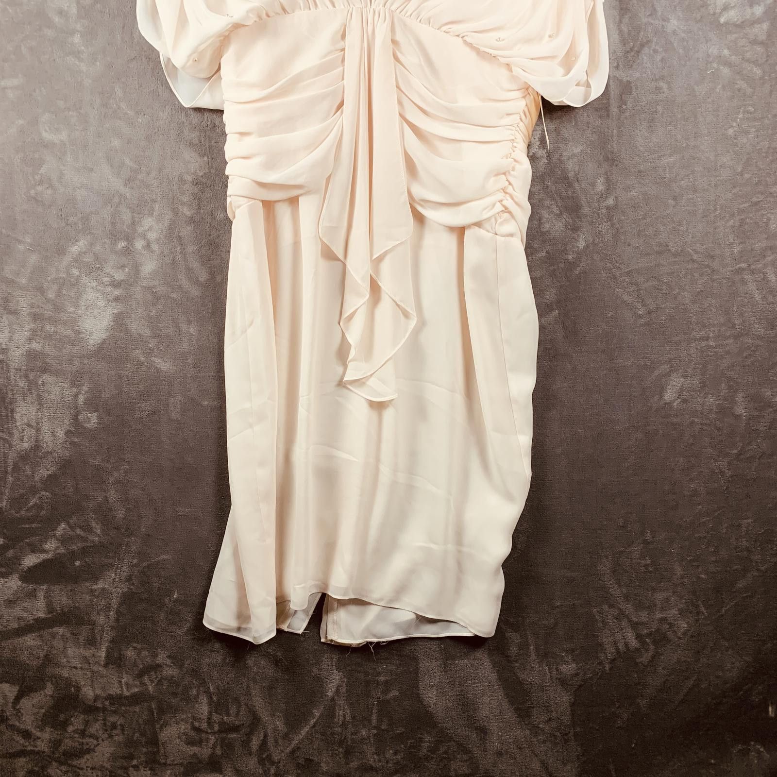 Patagonia Vintage Patra Womens Midi Dress in Soft Beige (387) Size L / US 10 / IT 46 - 3 Thumbnail