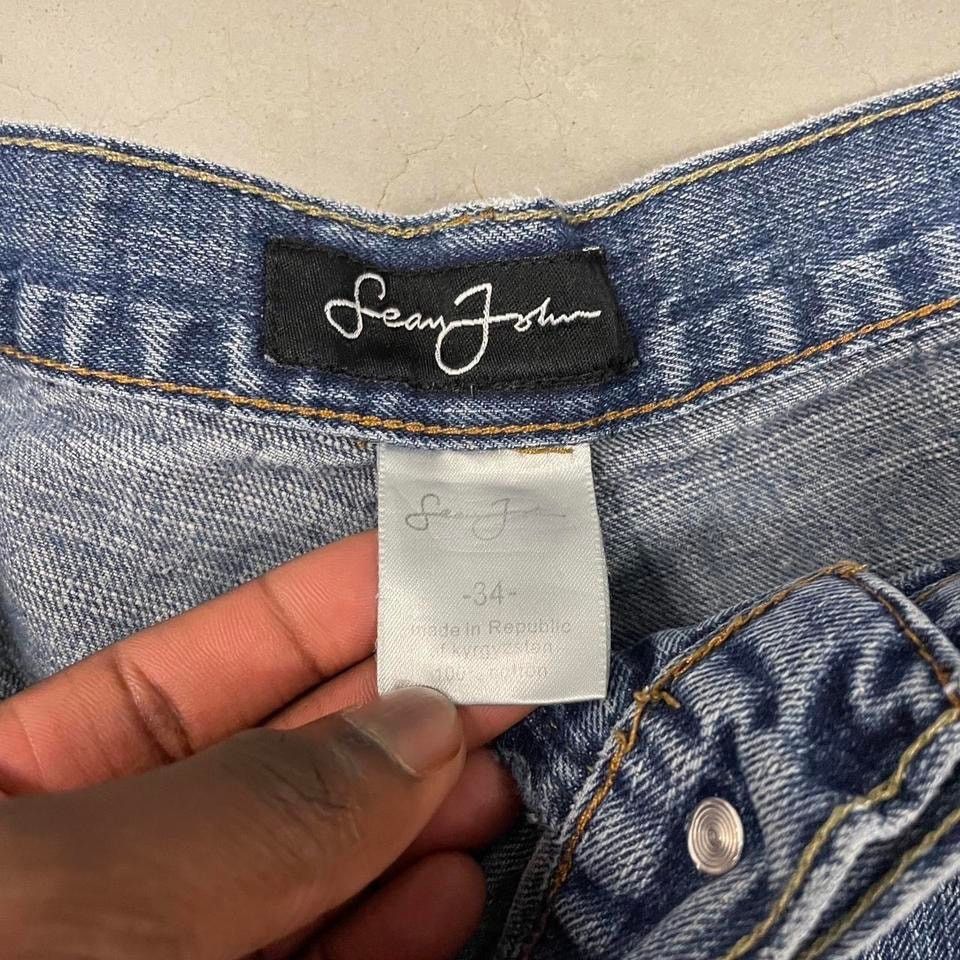 Sean John × Vintage Baggy Y2K Sean John Jeans 34x31 Size US 34 / EU 50 - 4 Thumbnail