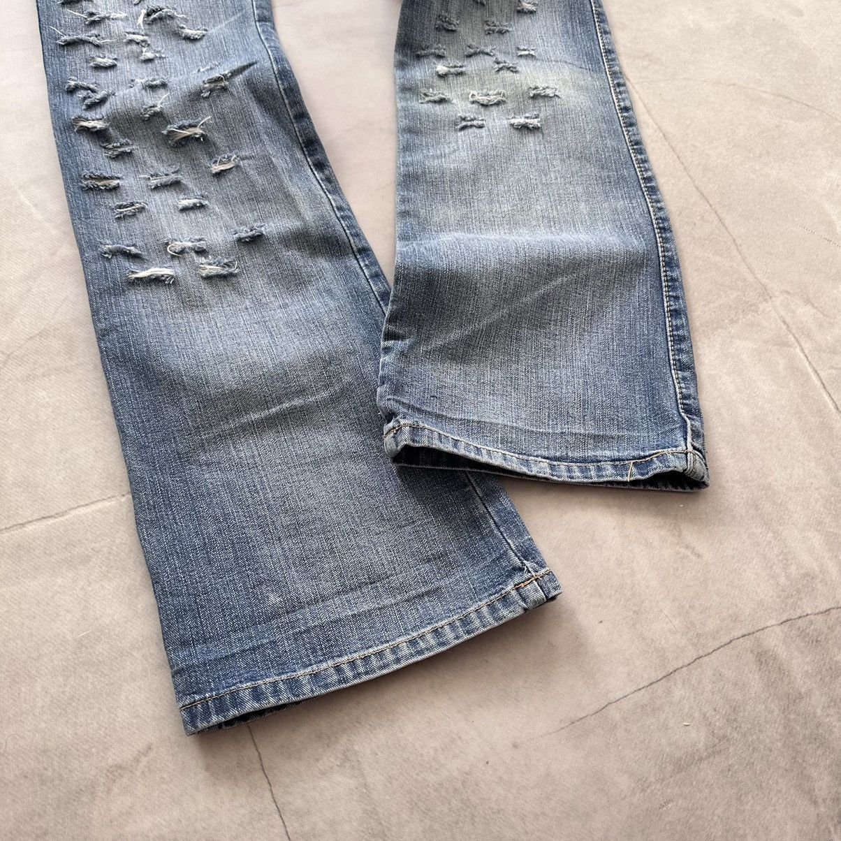Hysteric Glamour × Undercover Y2K Armani Hysteric Glamour Style Punk Jeans Ed Hardy Vibe Size 28" / US 6 / IT 42 - 8 Thumbnail