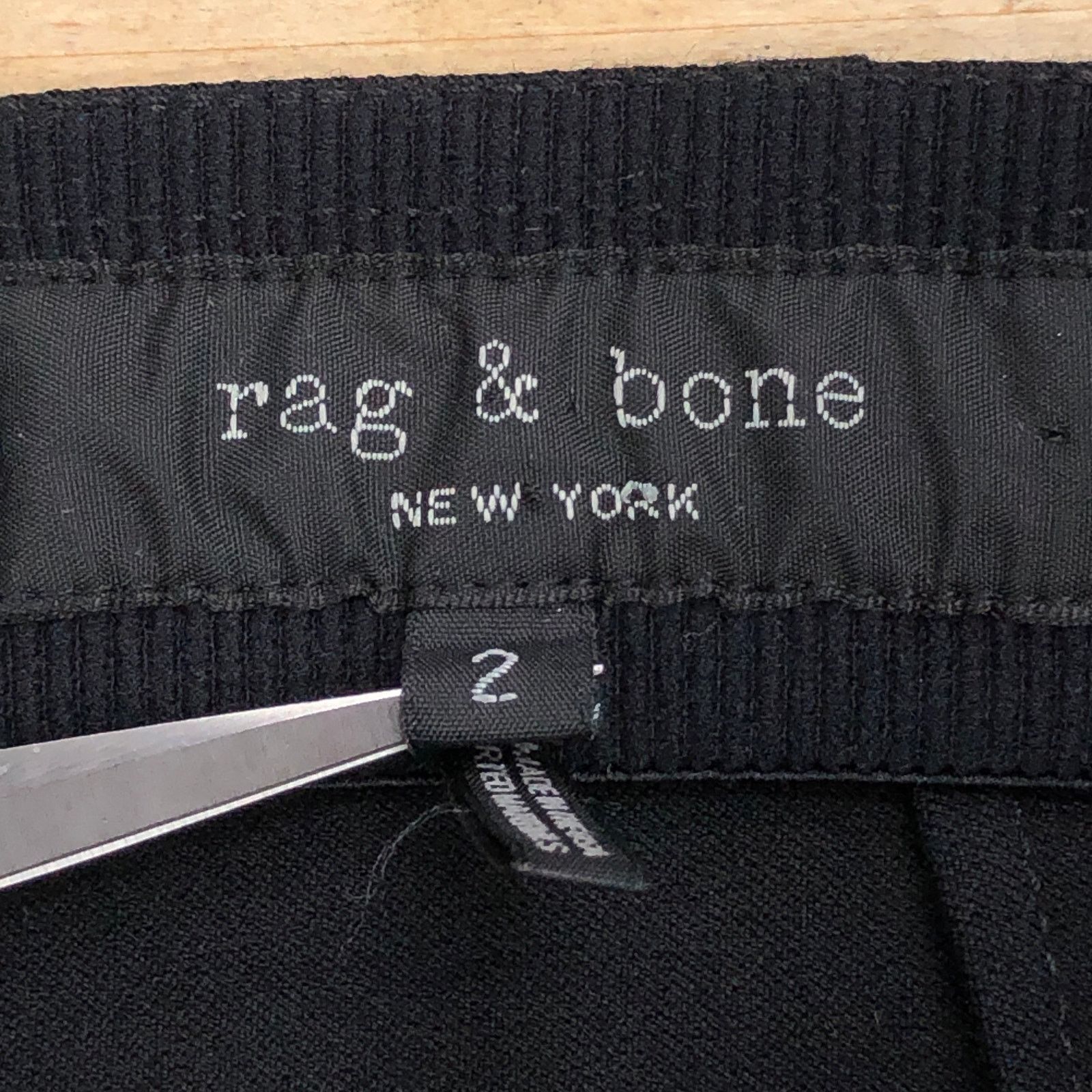 Rag & Bone Rag & Bone Size 2 Pants Simone Rear Zip Trouser Career Pants Size 26" / US 2 / IT 38 - 9 Thumbnail