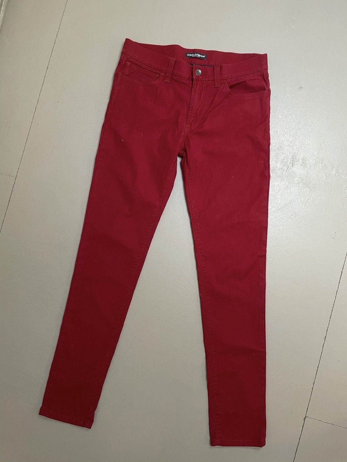 Dolce & Gabbana Red Dolce & Gabbana Denim Size US 28 / EU 44 - 1 Thumbnail