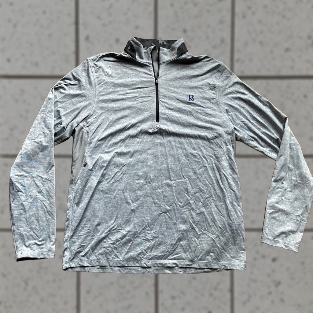 Vintage Greyson Golf Performance Pullover Mens Large 1/4 Zip Gray Camo Trim Logo Casual Stable Sports Golf Shirt Pullover Mens Large Gray Size US L / EU 52-54 / 3 - 1 Thumbnail