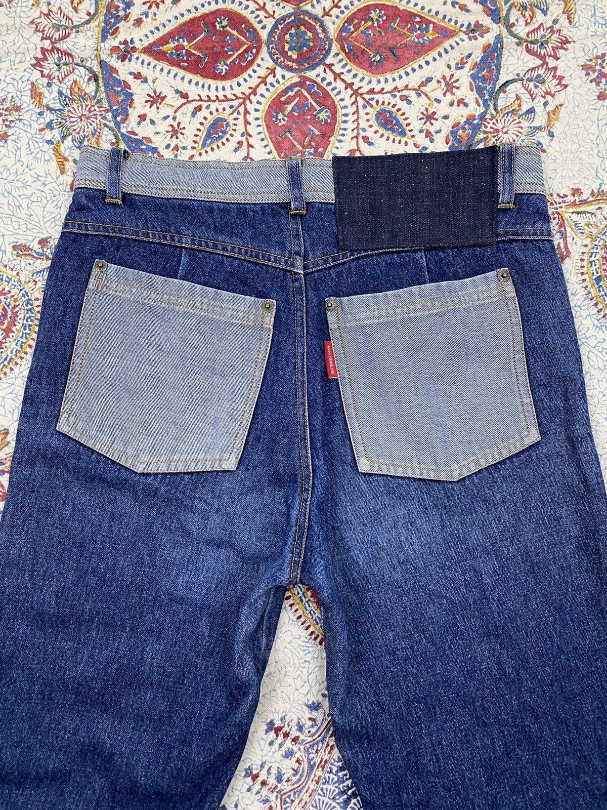 Blue Blue Japan Betty’s Blue by Shinji Abe Flare Denim Size 29" - 7 Thumbnail