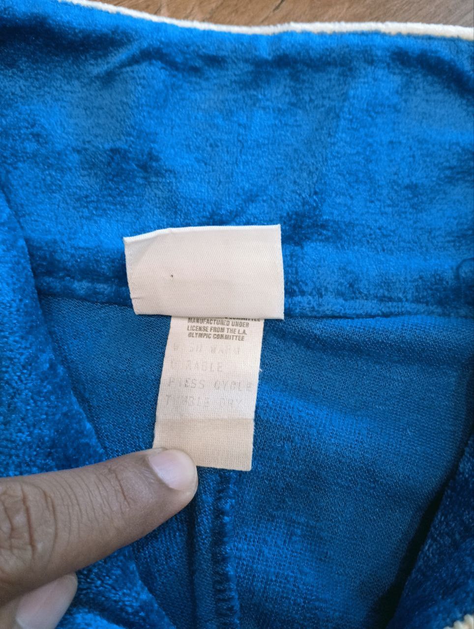 Levi's Vintage Clothing VINTAGE 80S LEVI'S USA OLYMPIC VELOUR JACKET Size US L / EU 52-54 / 3 - 10 Thumbnail