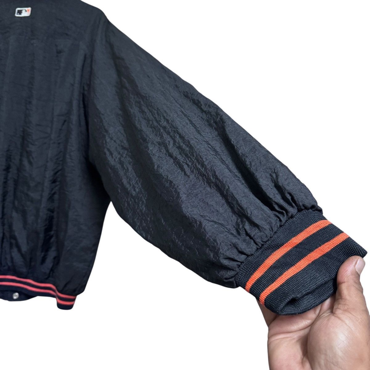MLB Vintage San Francisco Giants Nylon Bomber Jacket Starter Size US L / EU 52-54 / 3 - 13 Thumbnail