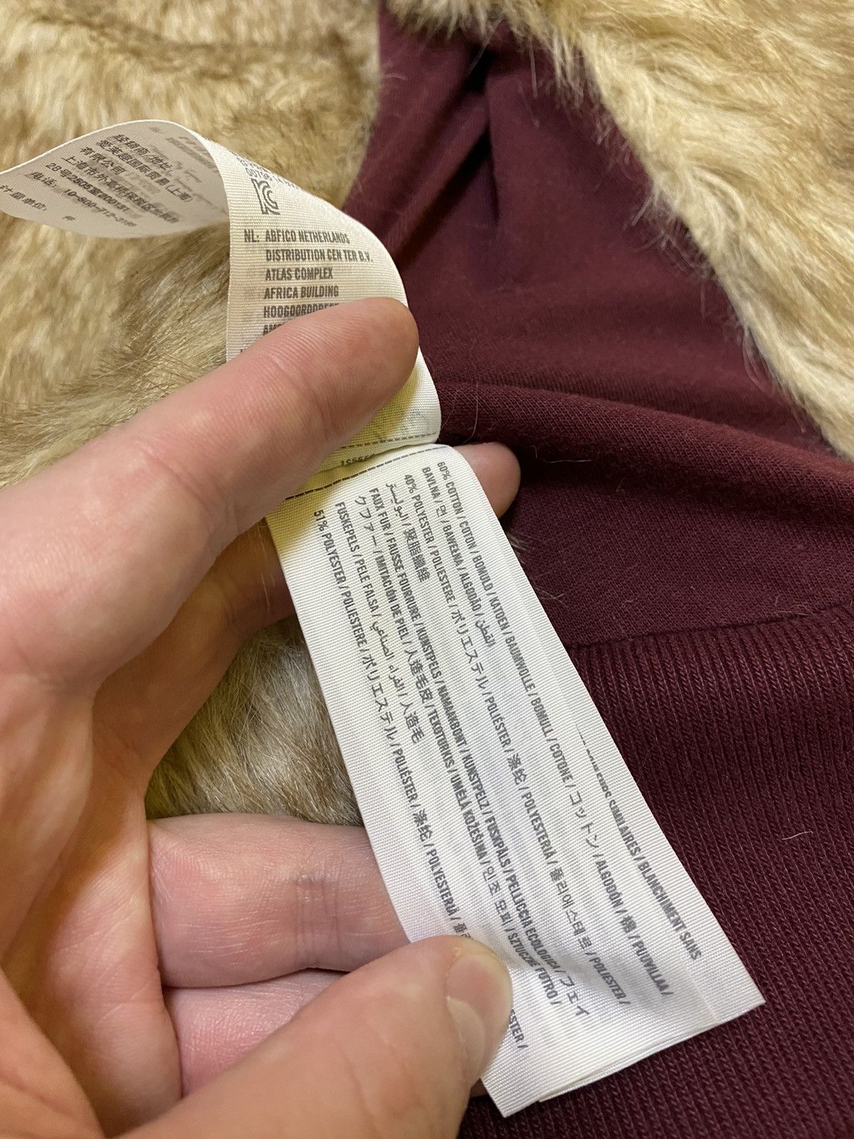 Abercrombie & Fitch Abercrombie&Fitch If Six Was Nine LGB Style Fur Zip Hoodie Size L / US 10 / IT 46 - 8 Thumbnail