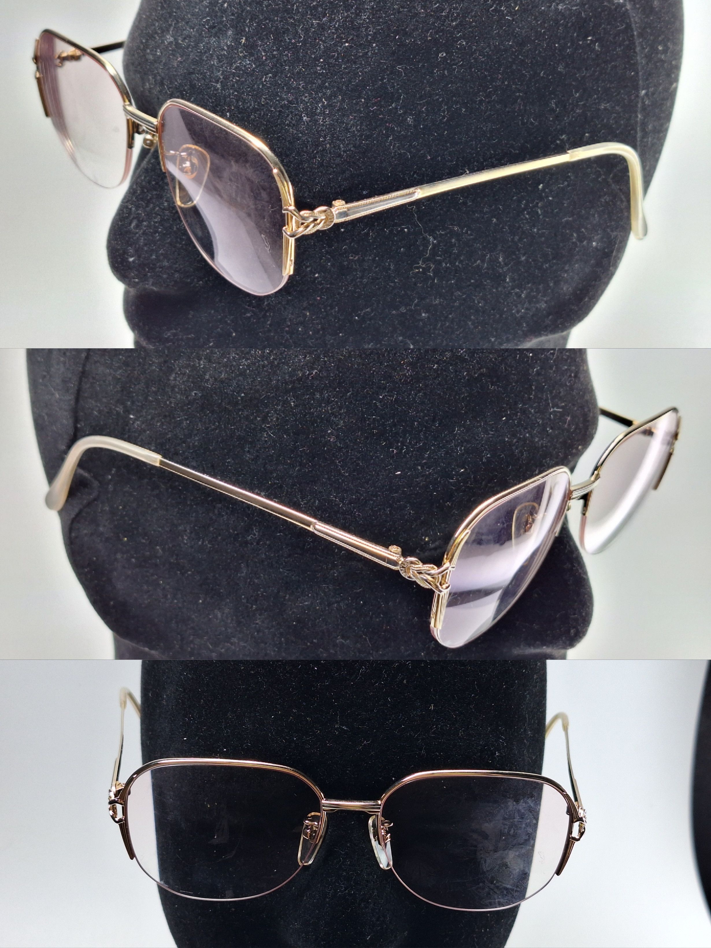Celine CELINE CL-271 B P-Titanium Half-Rimless Eyeglasses Vintage Size ONE SIZE - 6 Thumbnail