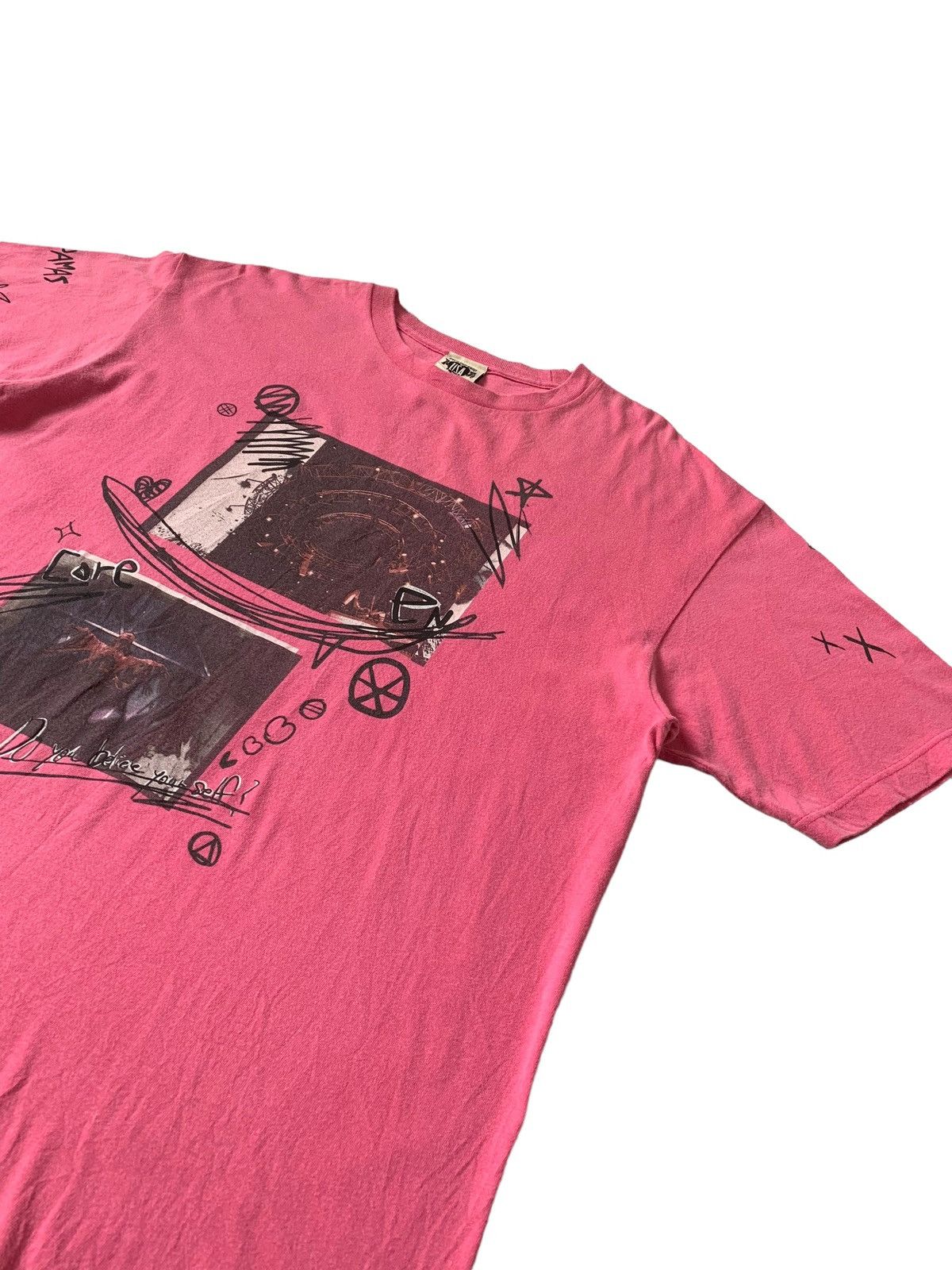 Affliction × Band Tees × If Six Was Nine Faded Lisa Live is Smile Always Emo Gothic Tee Size US L / EU 52-54 / 3 - 5 Thumbnail