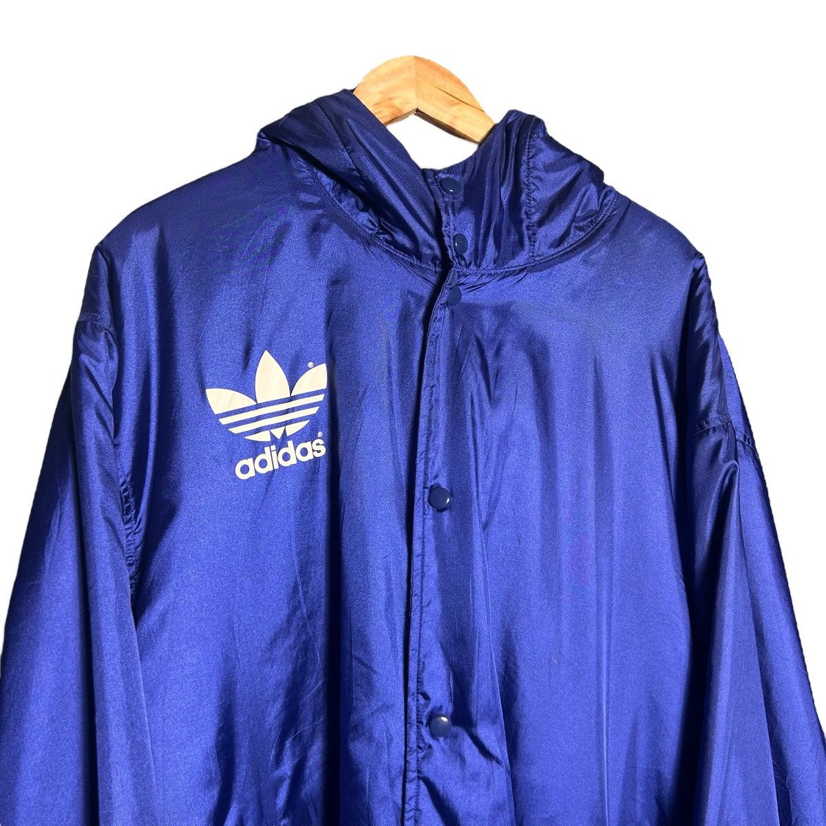 Adidas Vintage 90s Adidas Big Logo Jacke/Coat Size US XL / EU 56 / 4 - 3 Thumbnail