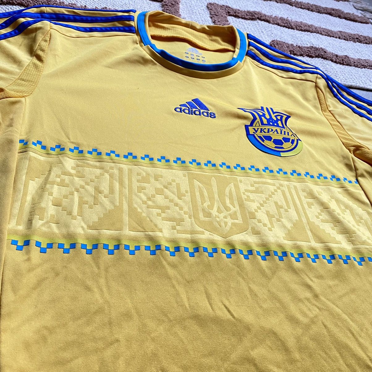 Adidas ADIDAS FC UKRAINE 2012 AMAZING JERSEY T SHIRT Size US S / EU 44-46 / 1 - 4 Thumbnail