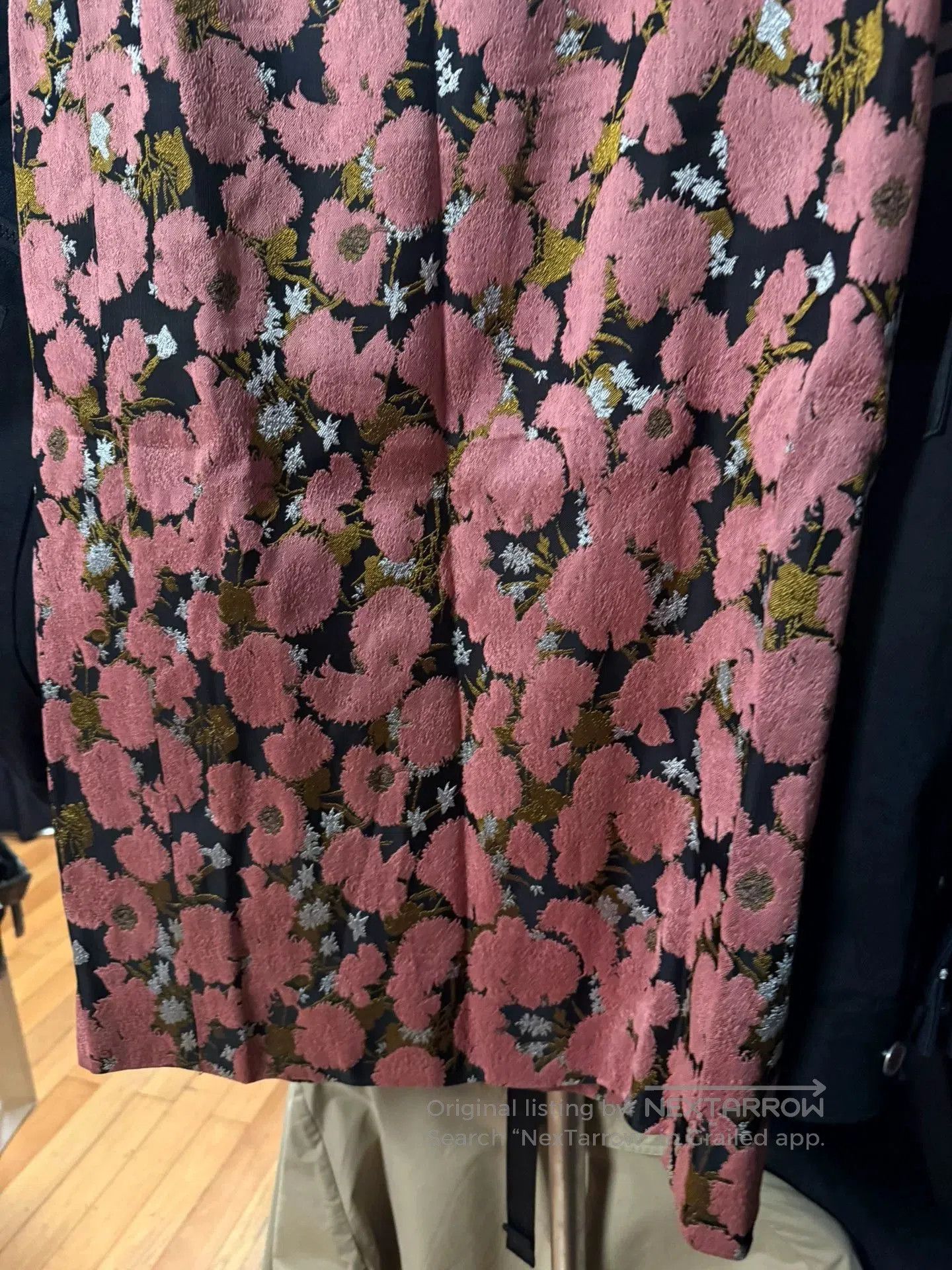 Dries Van Noten Dries van Noten Embroidered Floral Long Dress. Size XS / US 0-2 / IT 36-38 - 3 Thumbnail