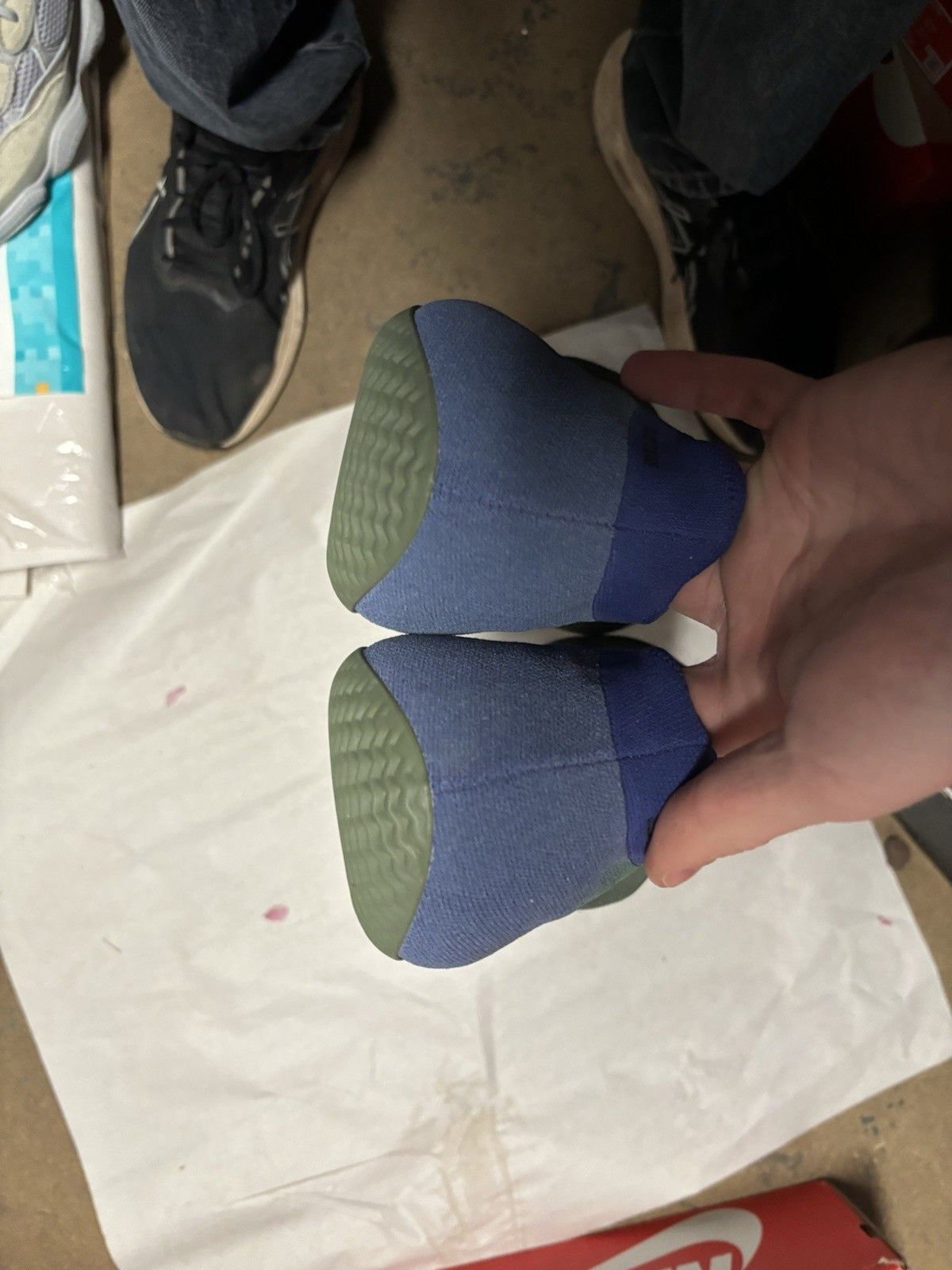Yeezy adidas Yeezy Knit Runner Faded Azure Size US 7.5 / EU 40-41 - 4 Thumbnail