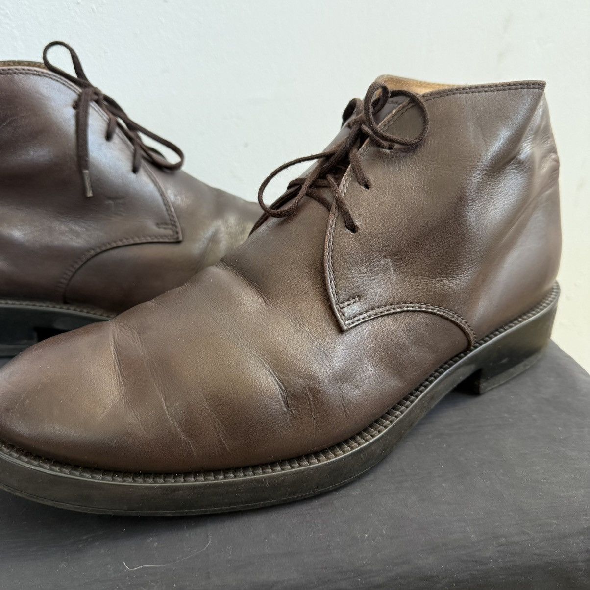 Tod's Tod’s leather Desert Boots uk 8 size 42-42.5 Size US 8.5 / EU 41-42 - 4 Thumbnail