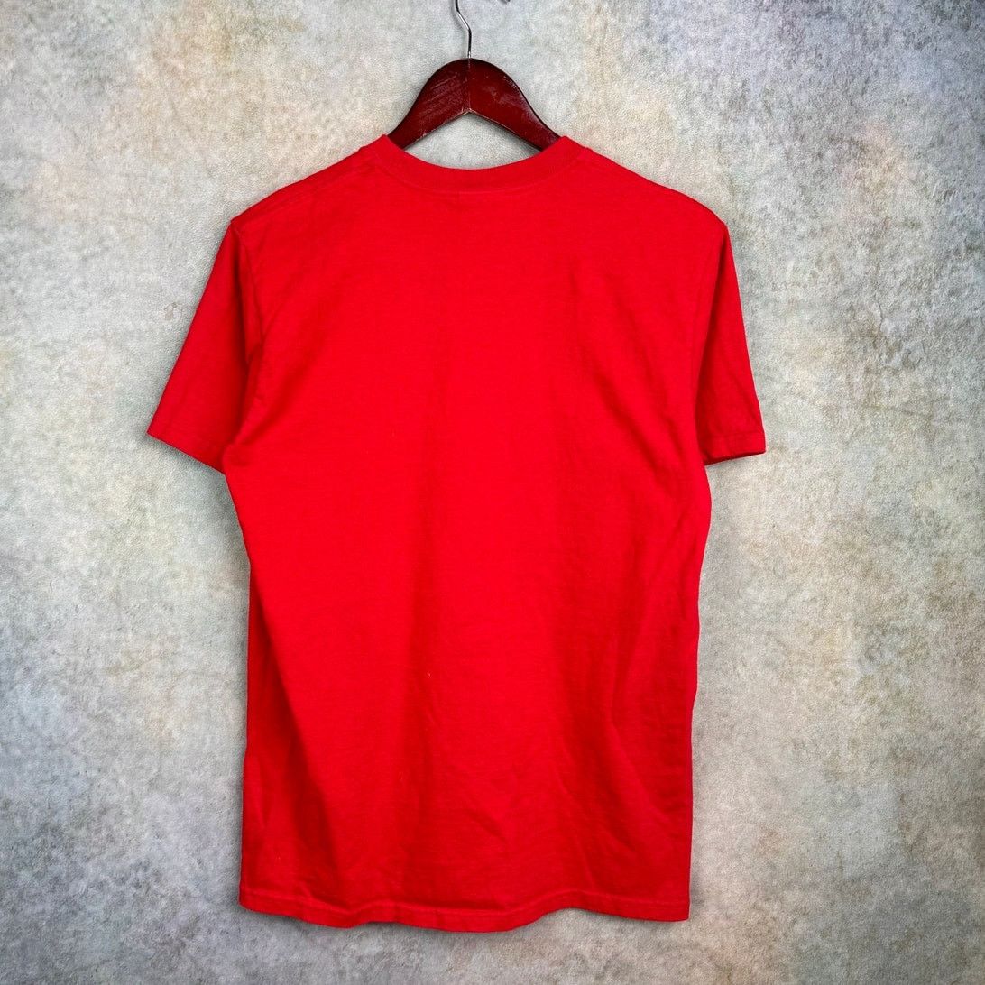 Nike × Vintage VTG Y2K Nike Swoosh Logo T Shirt Sz M Red White Mini Logo Size US M / EU 48-50 / 2 - 3 Thumbnail