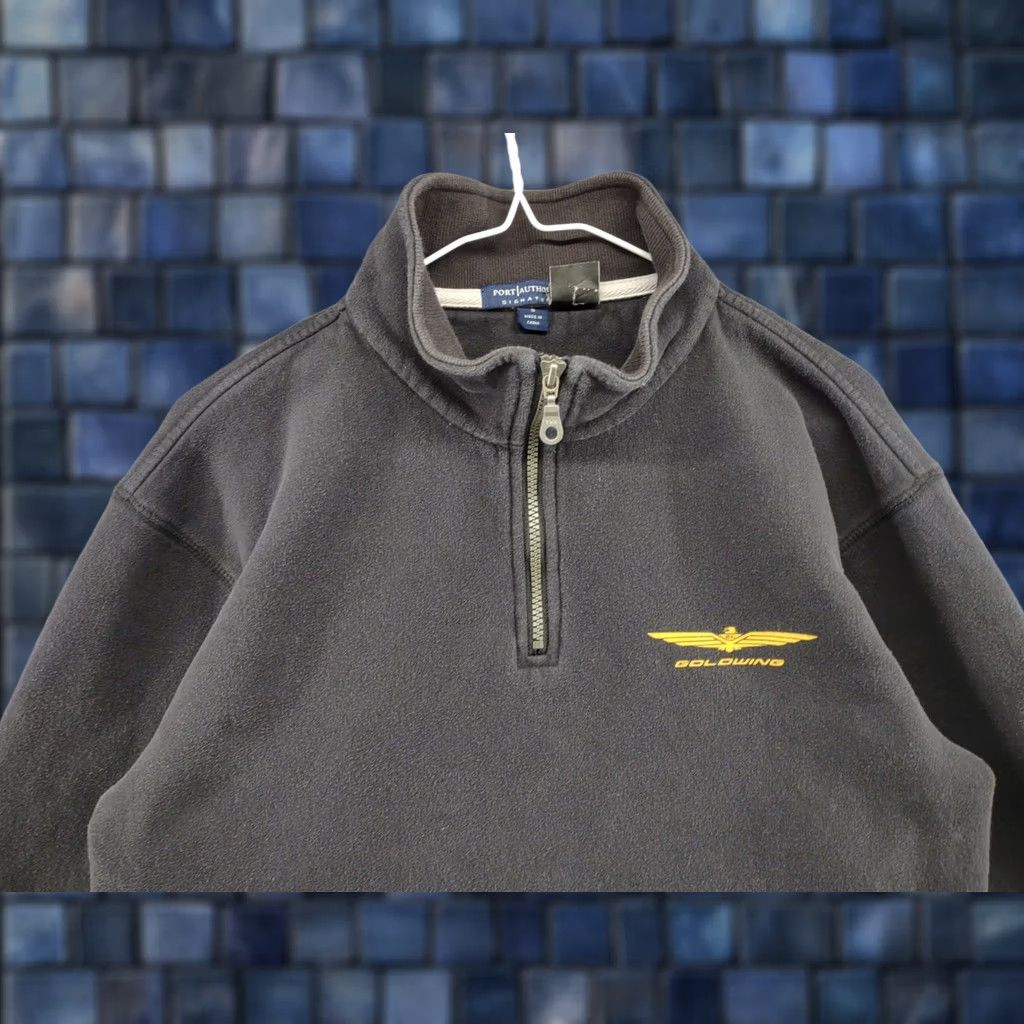 Port Authority Honda Gold Wing Double Sided 1/4 Zip Pullover Sweater Sweatshirt Men SZ Small Multicolor Size US S / EU 44-46 / 1 - 1 Thumbnail