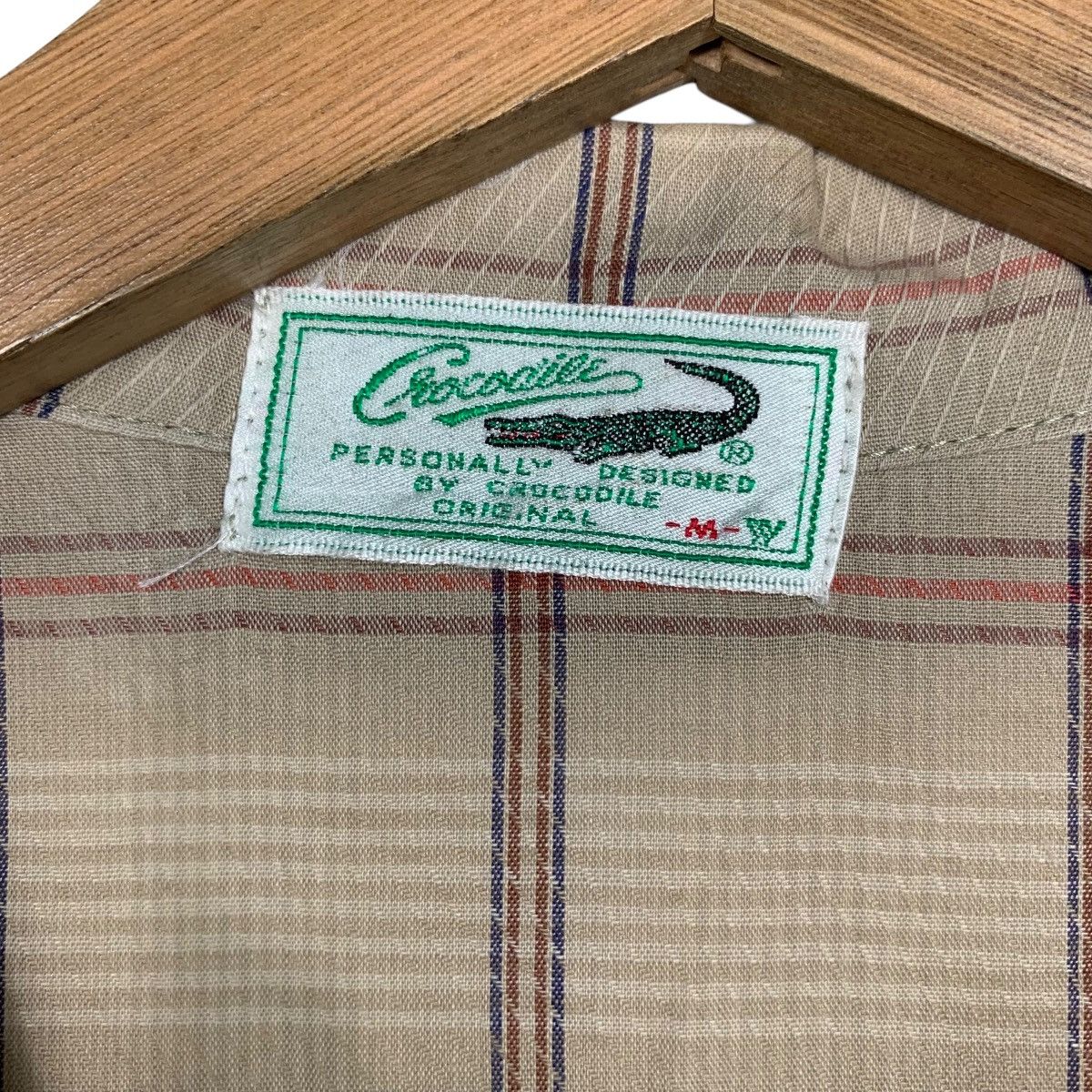 Japanese Brand Vintage 90’s CROCODILE Checked Casual Jacket #2833-C128 Size US M / EU 48-50 / 2 - 14 Thumbnail