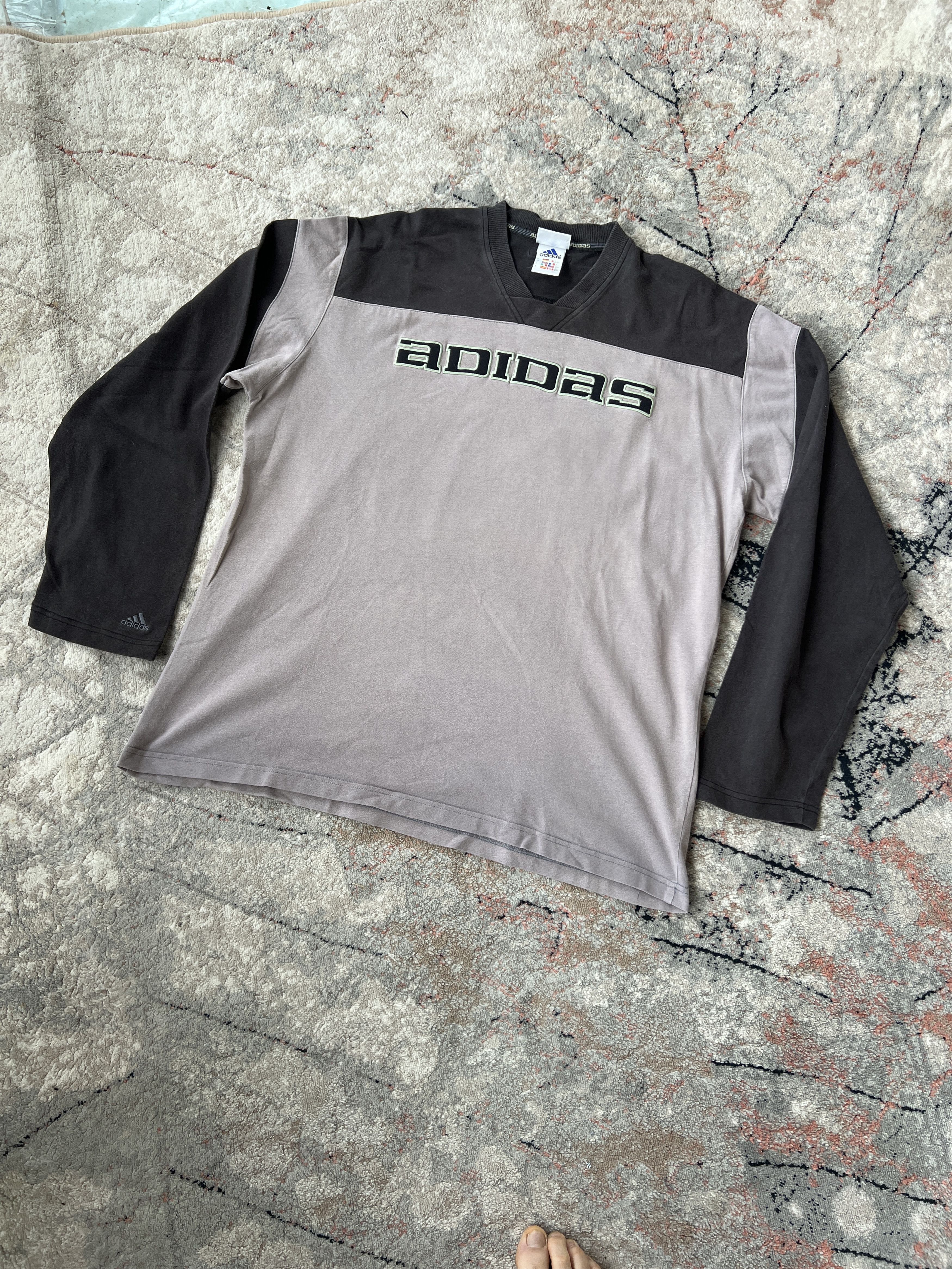 Adidas × Vintage Adidas Vintage Long Sleeve Size US M / EU 48-50 / 2 - 1 Thumbnail