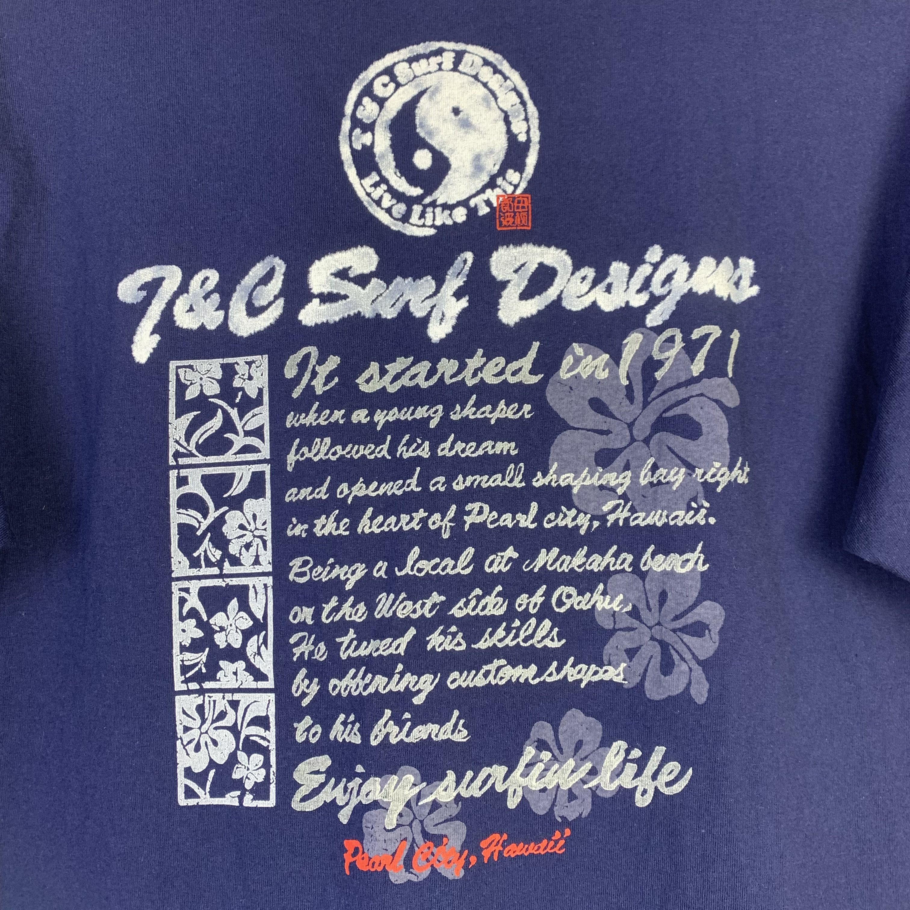 Other RARE VINTAGE T&C SURF DESIGNS SINGLE STITCH Size US M / EU 48-50 / 2 - 3 Thumbnail