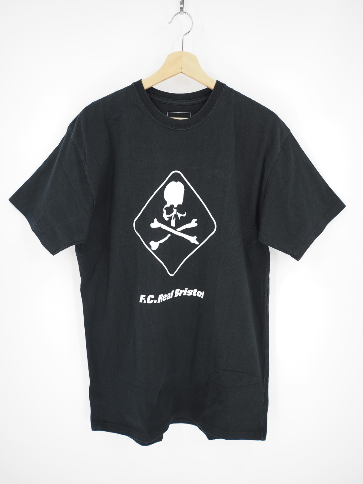 F.C.R.B × Mastermind Japan Mastermind Japan x F.C.Real Bristol Black Tee |  Grailed