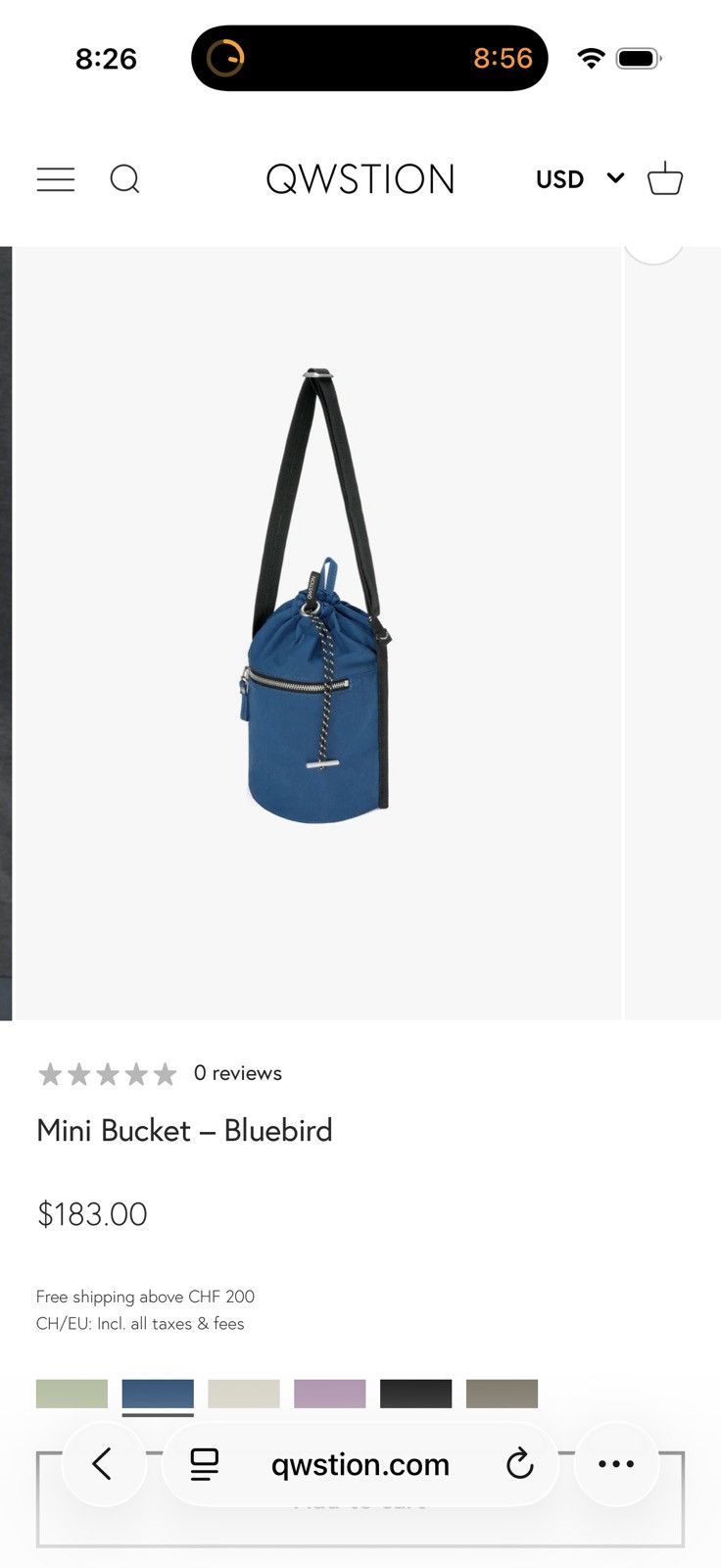 QWSTION Side satchel bag mini bucket Size ONE SIZE - 9 Thumbnail