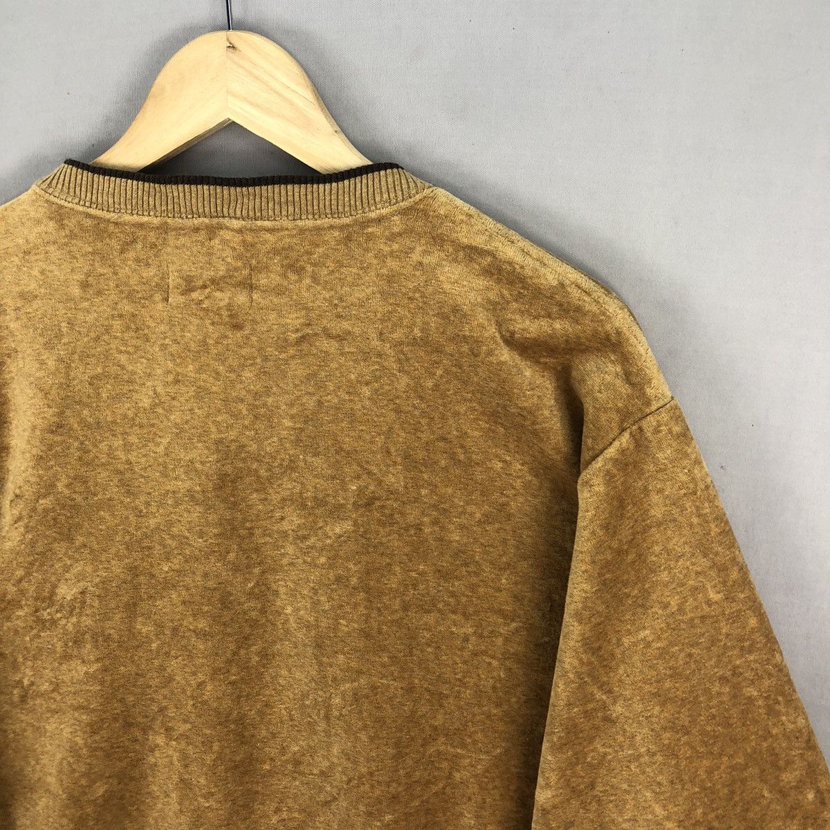 Macbeth Macbeth Jeans Company Velvet Single Pocket Sweater Size US L / EU 52-54 / 3 - 8 Thumbnail