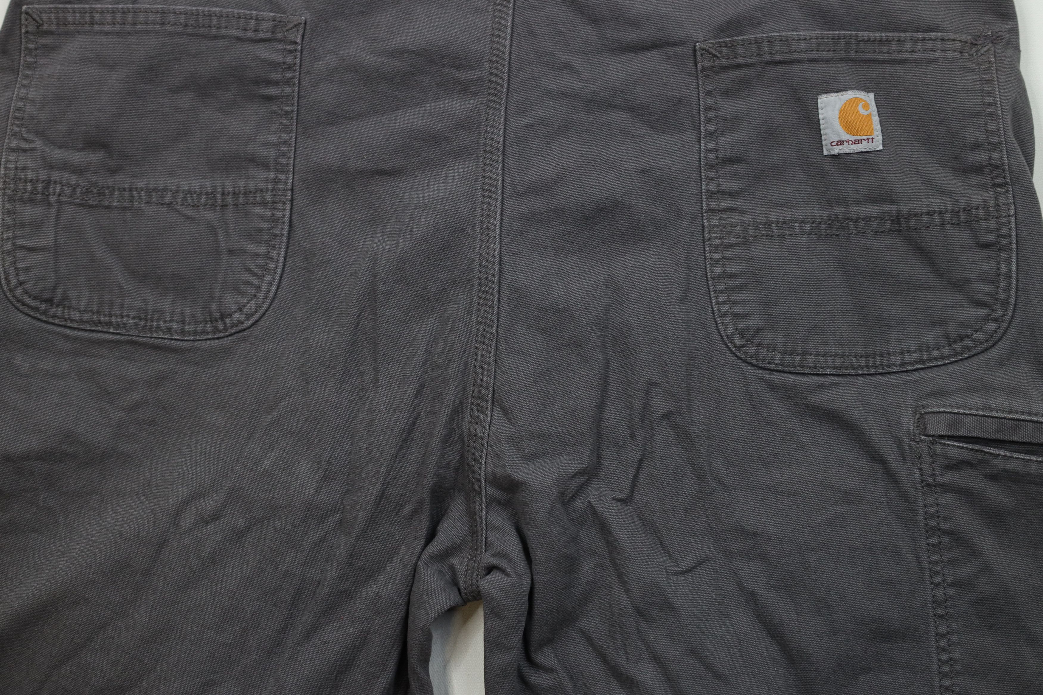 Carhartt Vintage Y2K Carhartt Relaxed Fit Stretch Canvas Shorts Gray Size US 42 / EU 58 - 10 Thumbnail